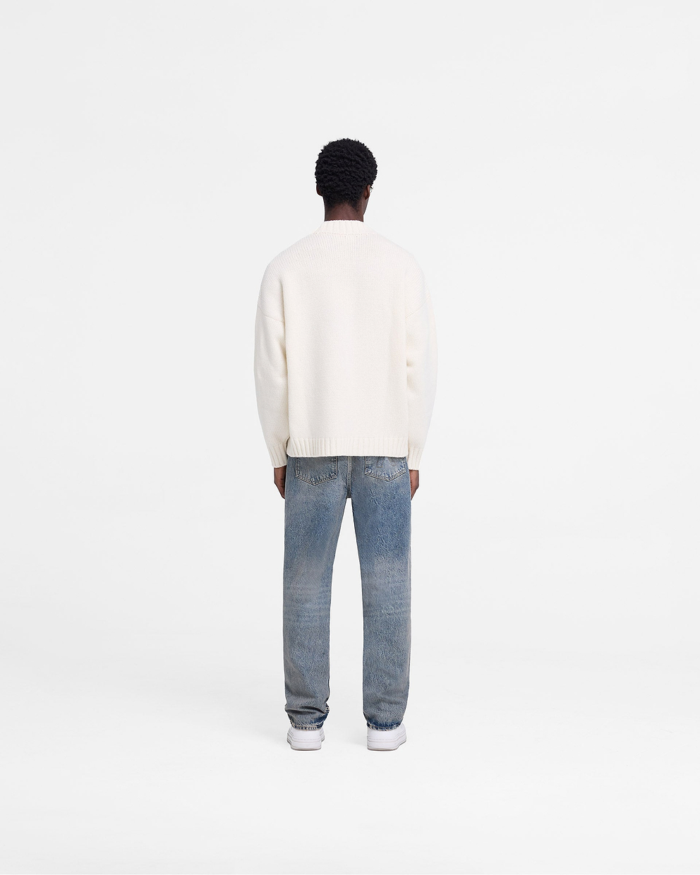 Rep Knit Jumper - Oat