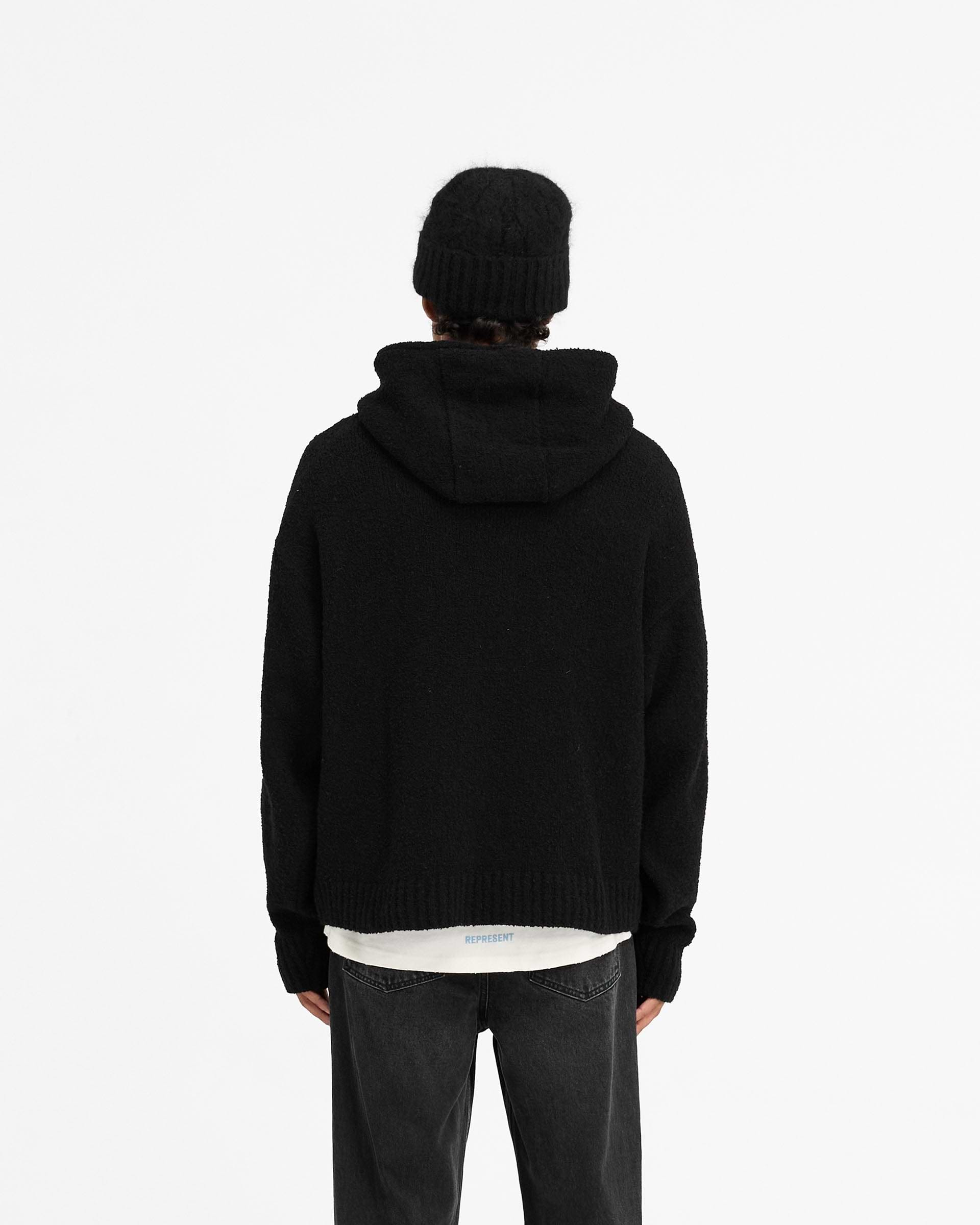 Heavy Boucle Hoodie - Jet Black