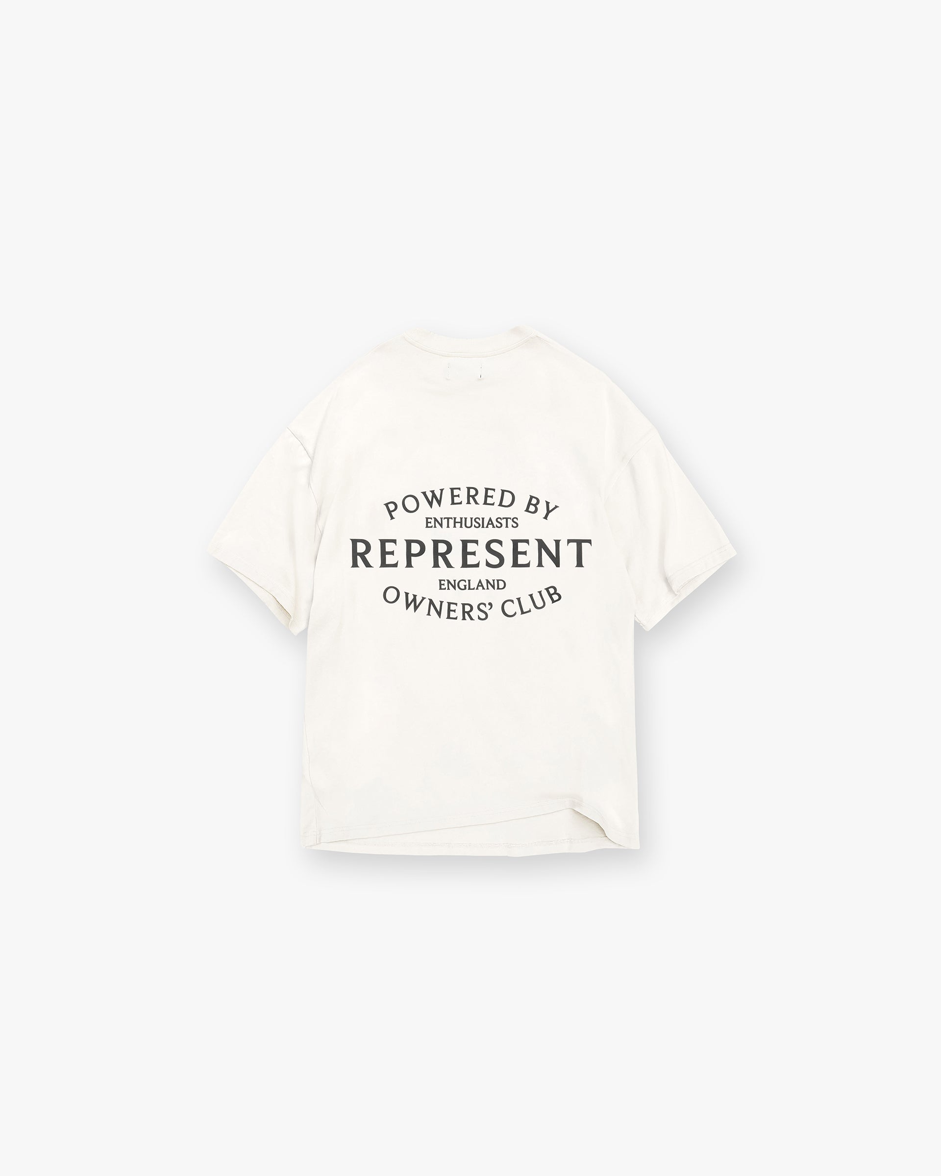 Represent Owners Club Stamp T-Shirt - Flat White