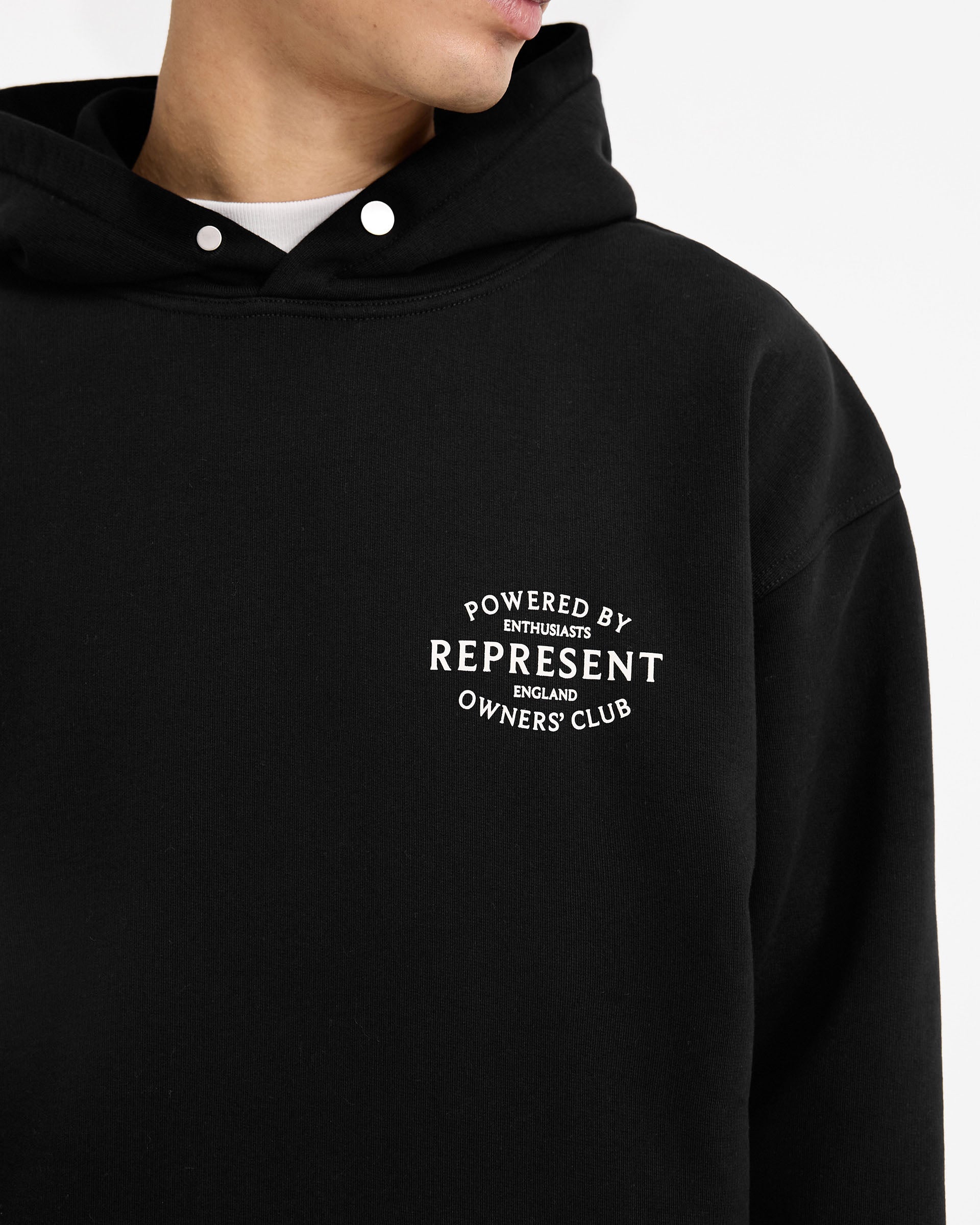 【REPRESENT】OWNERS CLUB STAMP スタンプ フーディー パーカー Jet Black Hoodie | Stamp Owners' Club | REPRESENT
