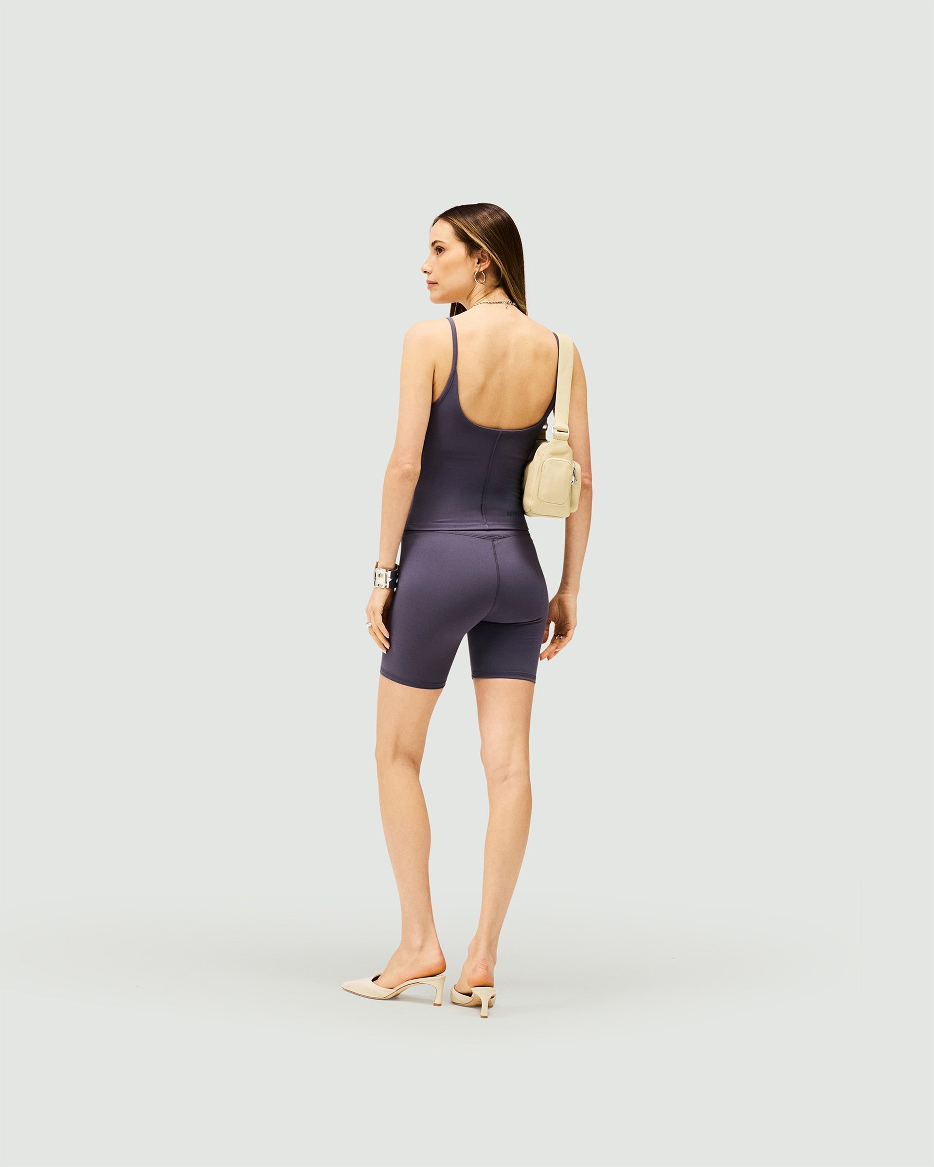 Owners Club Longerline Bike Short - Grey