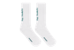 Represent Logo Socks 2 Pack - Flat White Forest Green