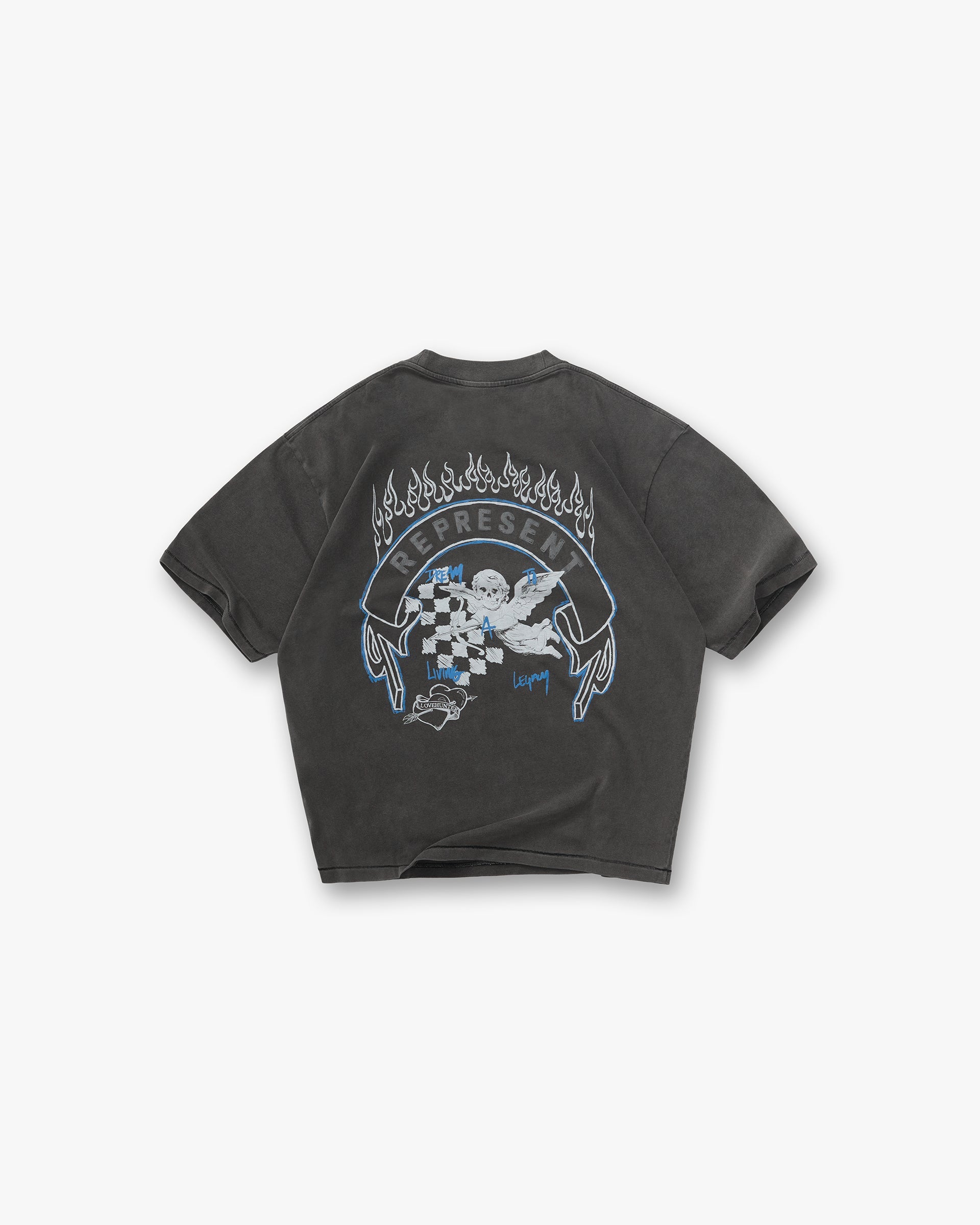 Flannels Legacy Banner T-Shirt - Vintage Grey