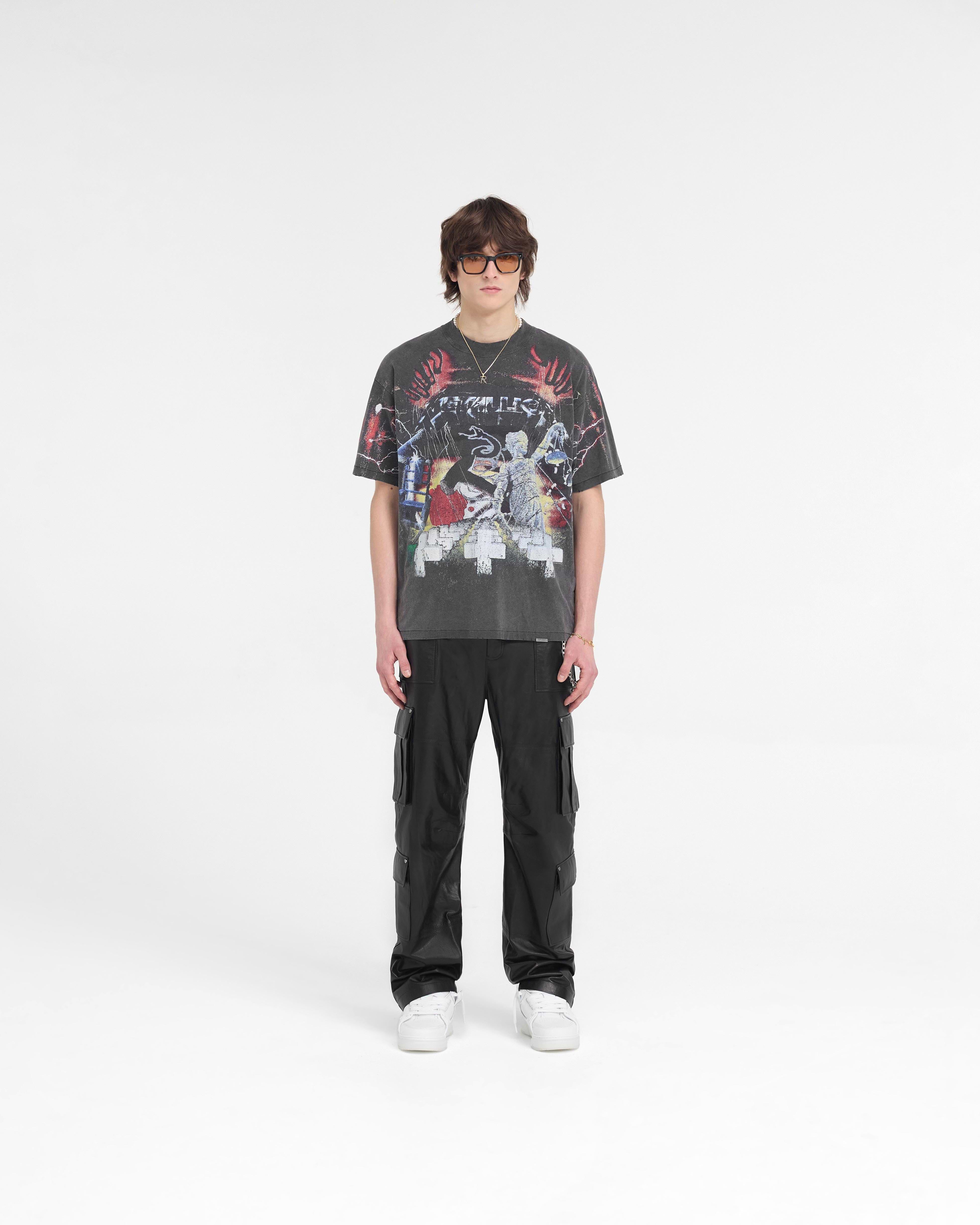 Metallica Master Of Puppets T-Shirt | Vintage Grey | REPRESENT