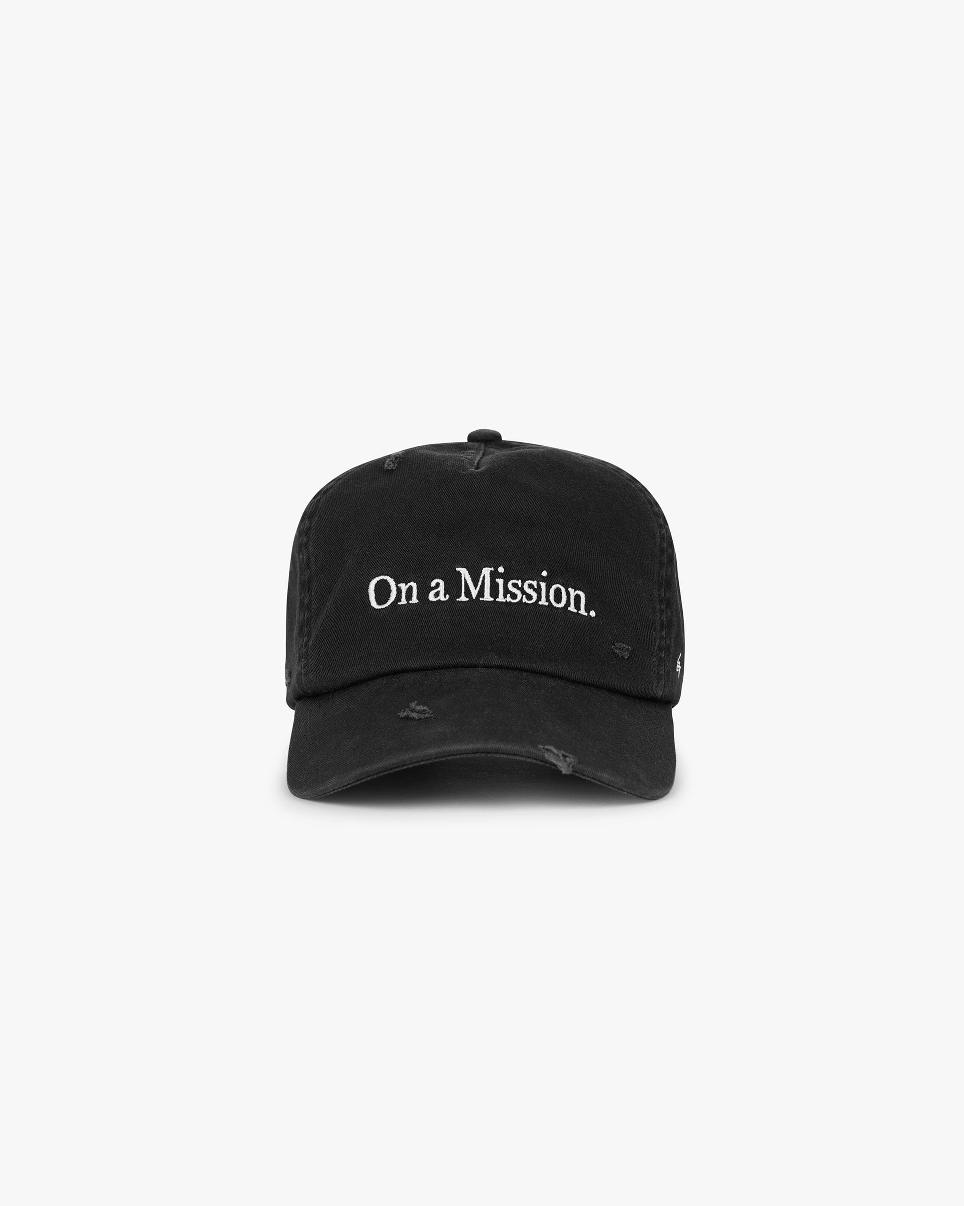 247 Black On A Mission Baseball Cap | 247 x Puma | REPRESENT