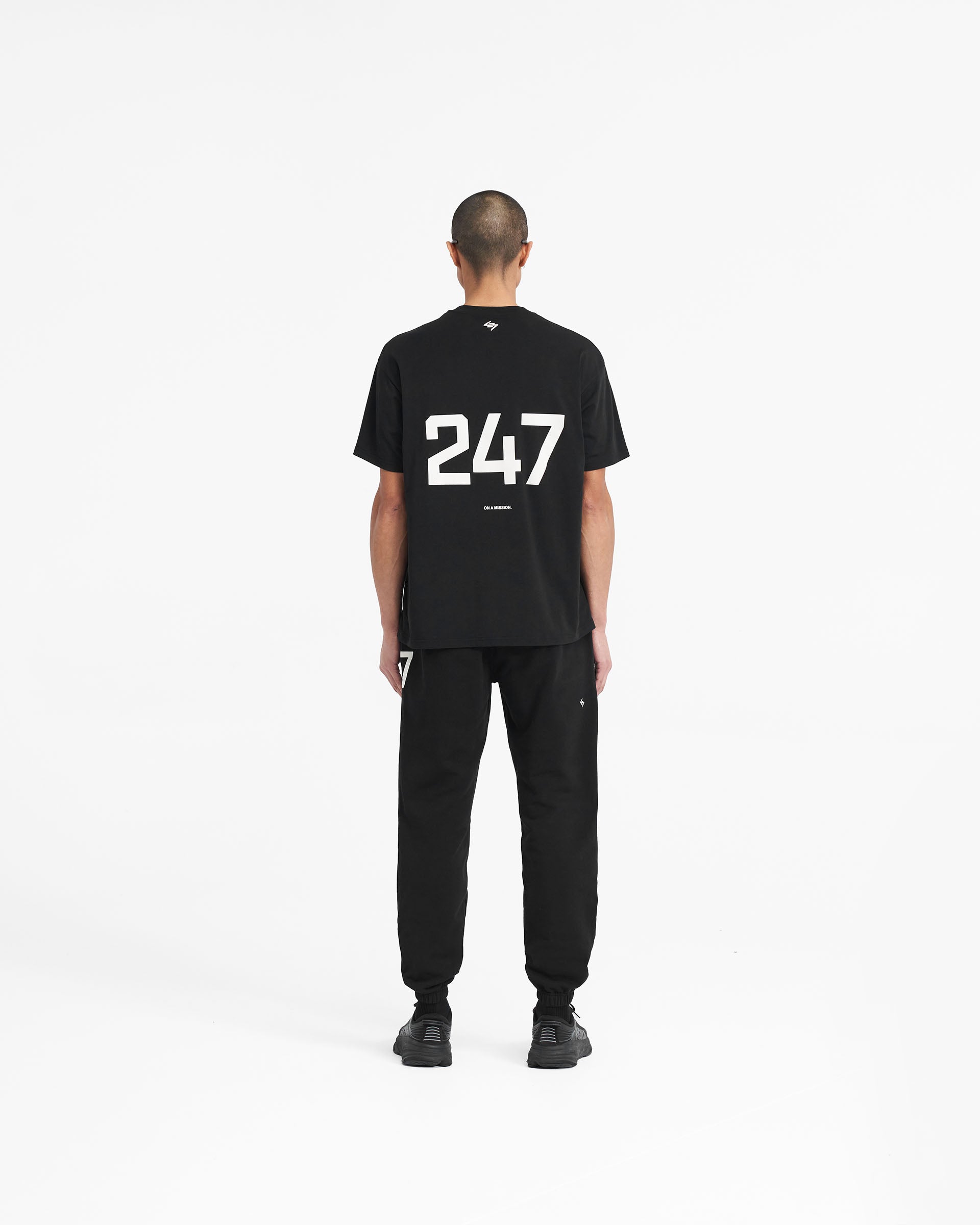 ションT 247 Oversized T-Shirt - Jet Black | REPRESENT
