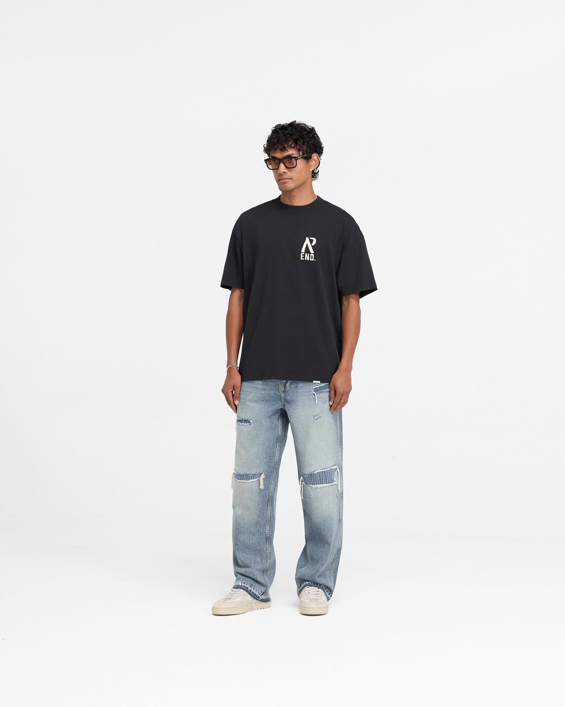 Represent X End Workshop T-Shirt - Off Black