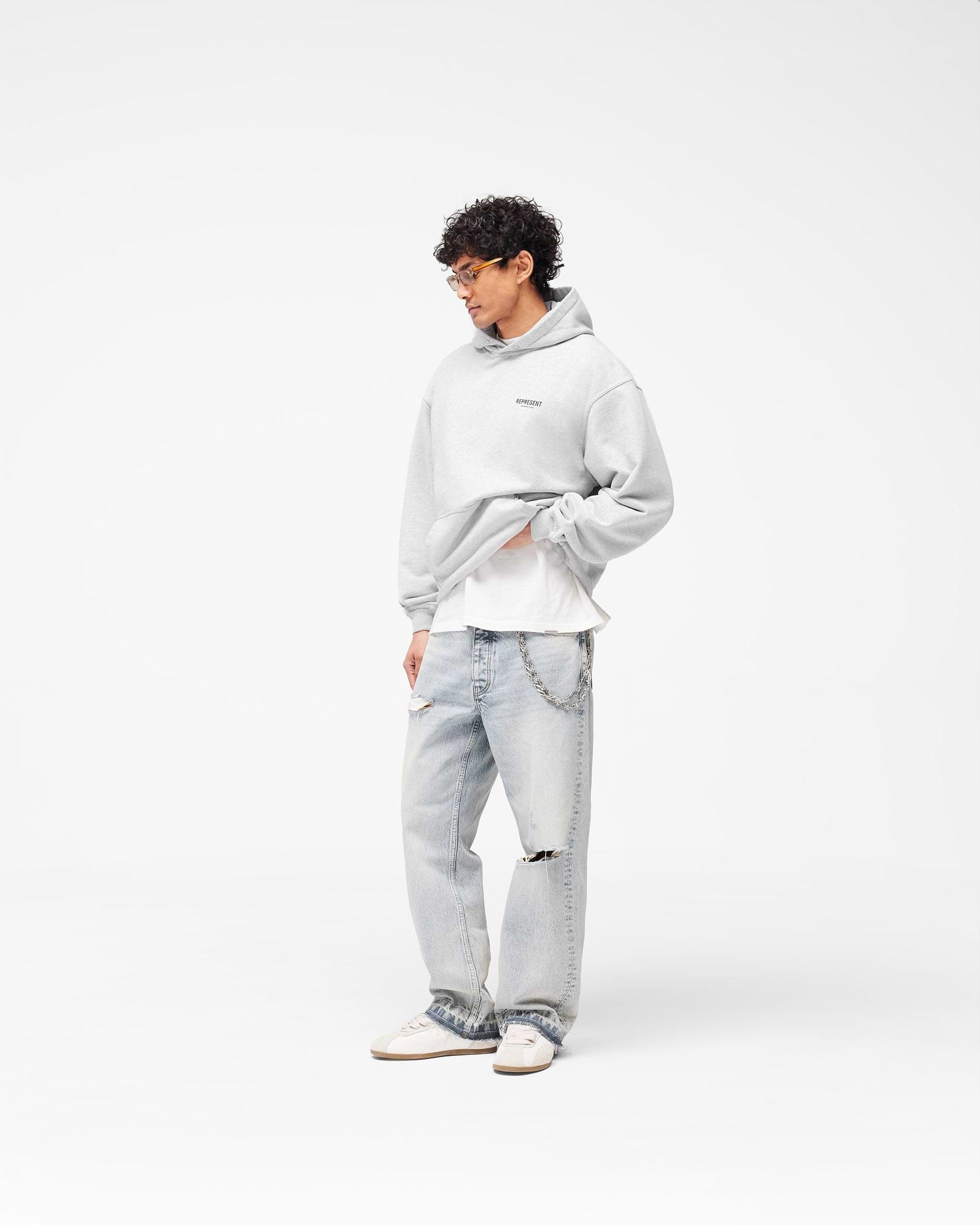 Represent Owners Club Hoodie - Ash Grey