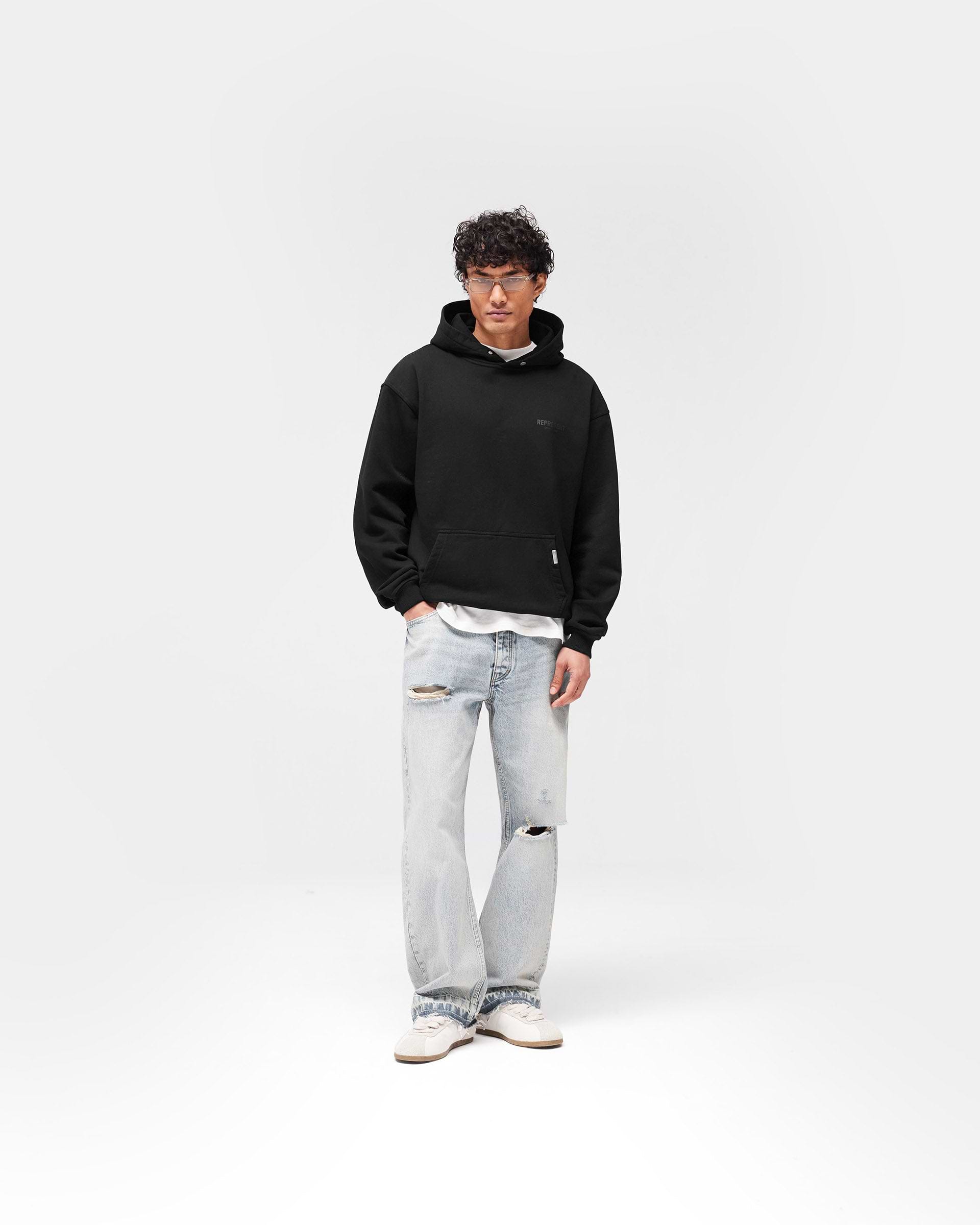 Represent Owners Club Hoodie - Black Matte