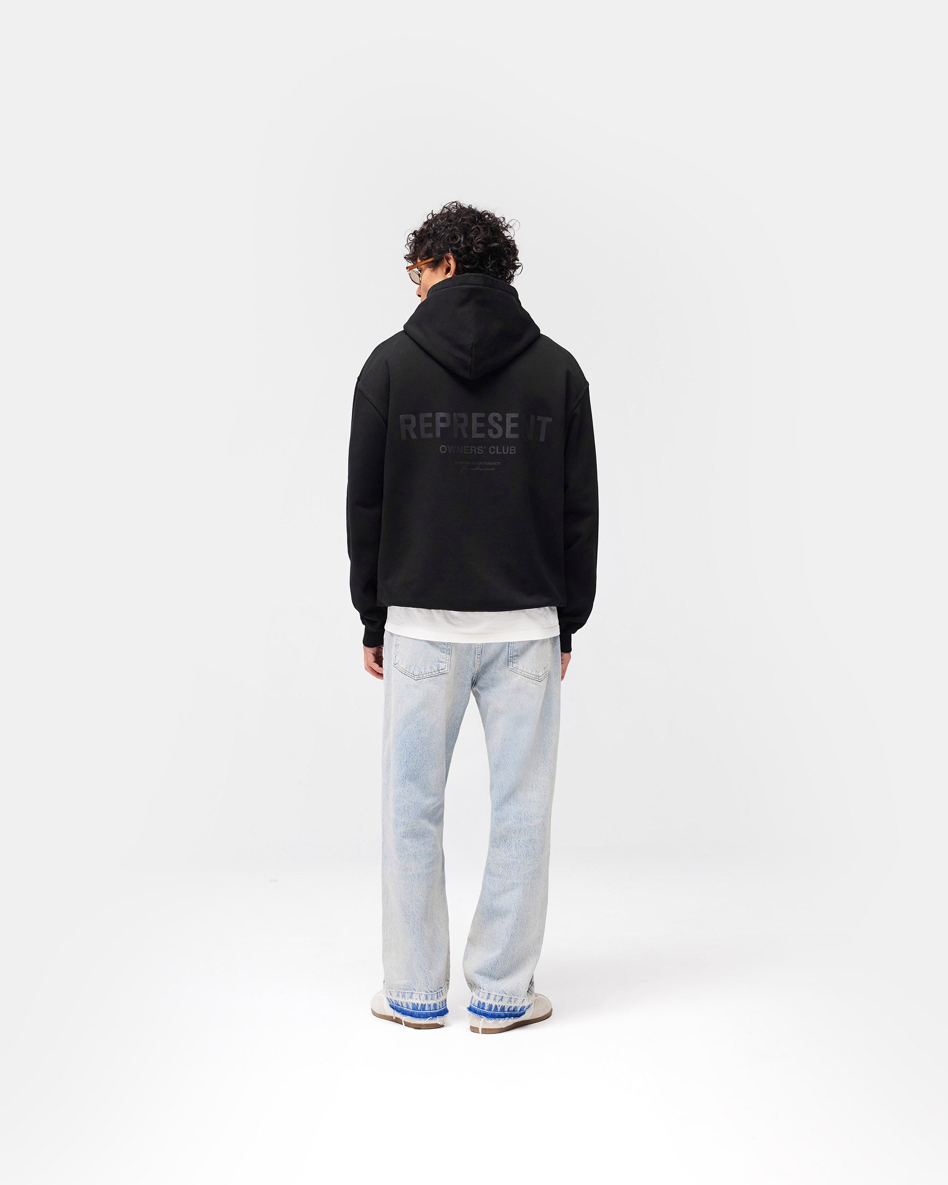 Represent Owners Club Hoodie - Black Matte