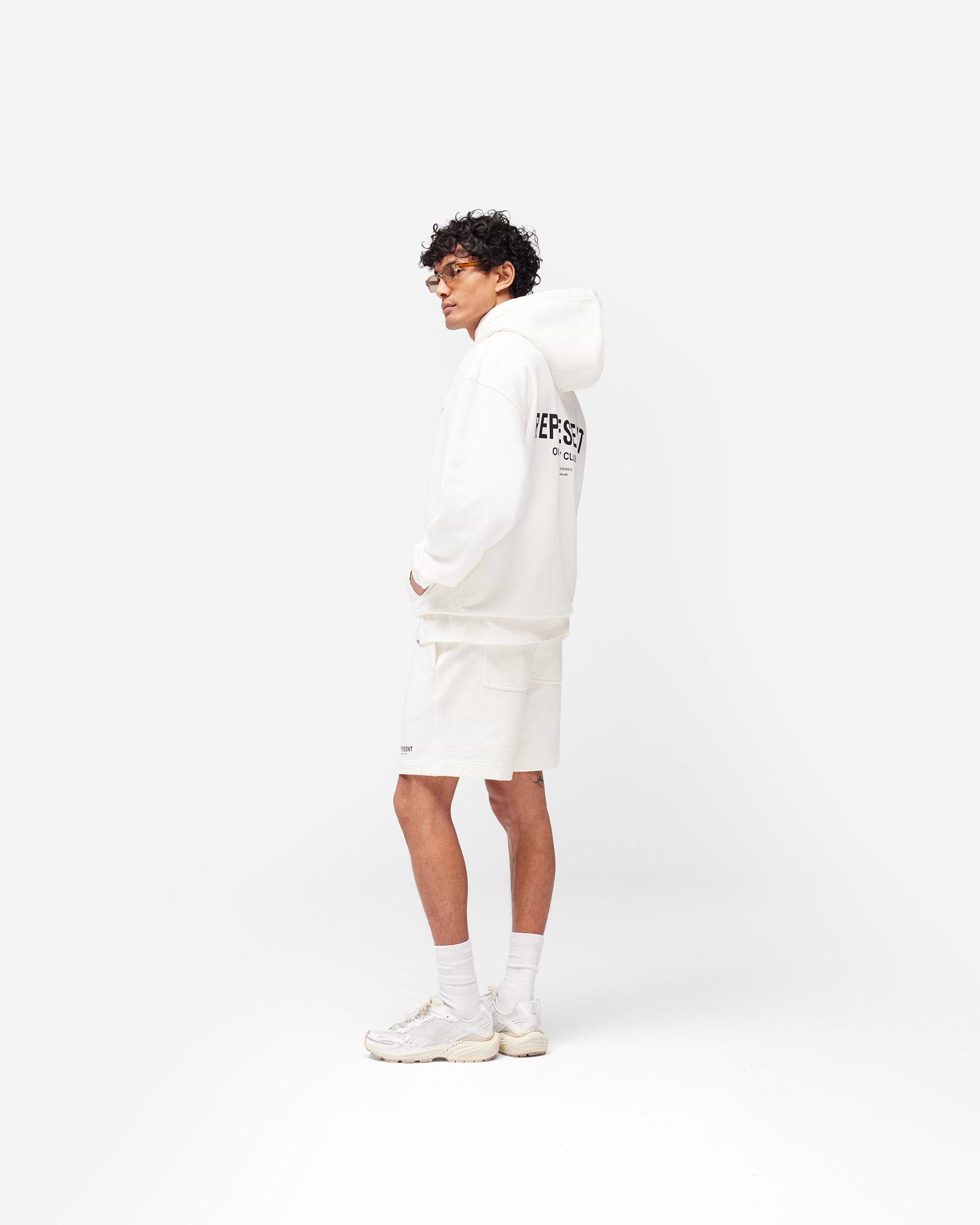 Represent Owners Club Hoodie - Flat White