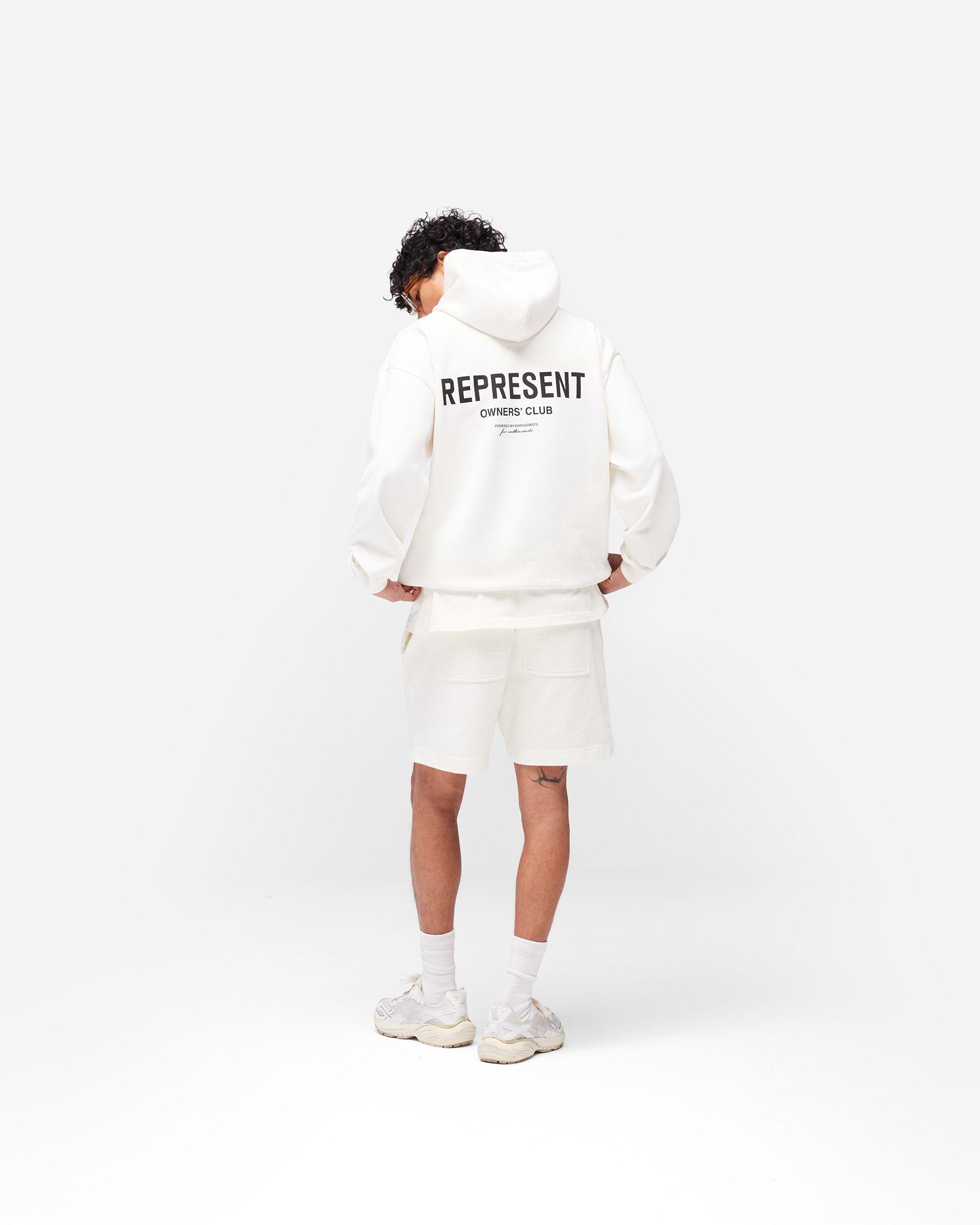 Represent Owners Club Hoodie - Flat White