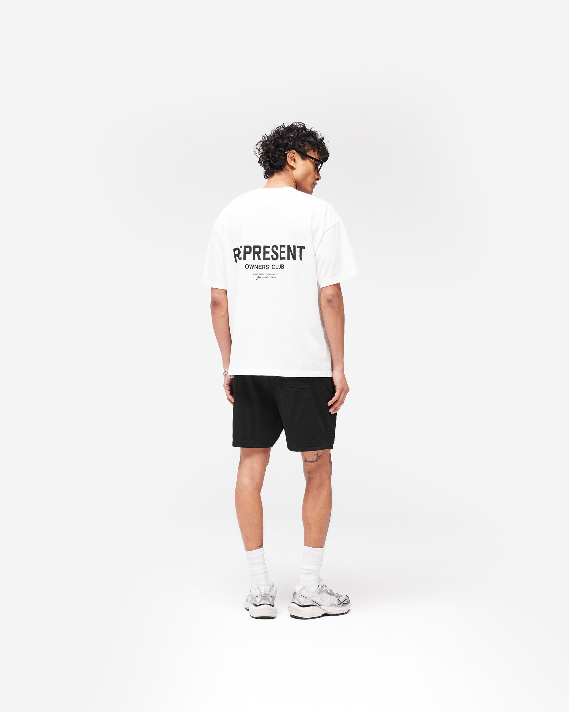 Represent Owners Club Mesh Shorts - Black