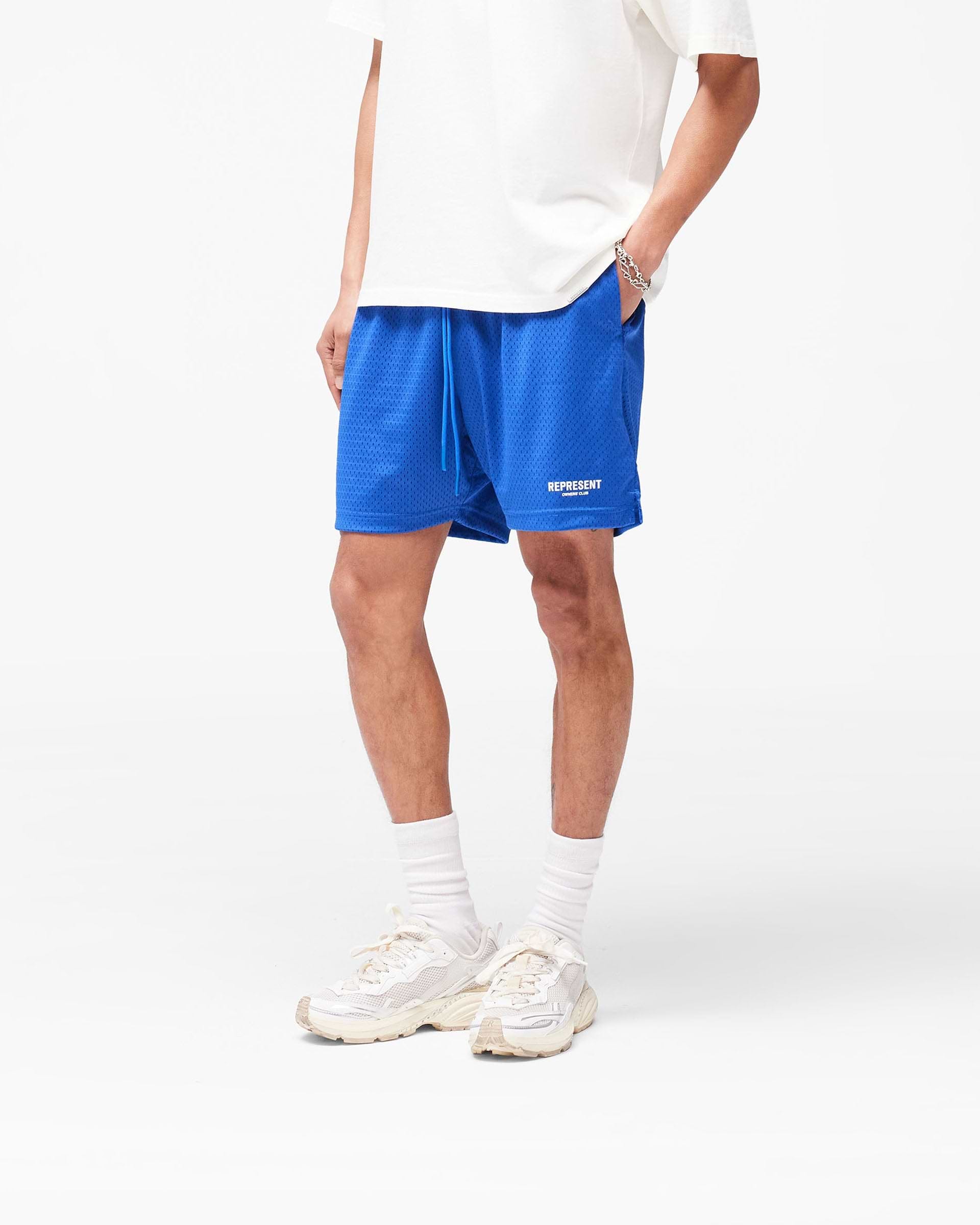 Represent Owners Club Mesh Shorts - Cobalt