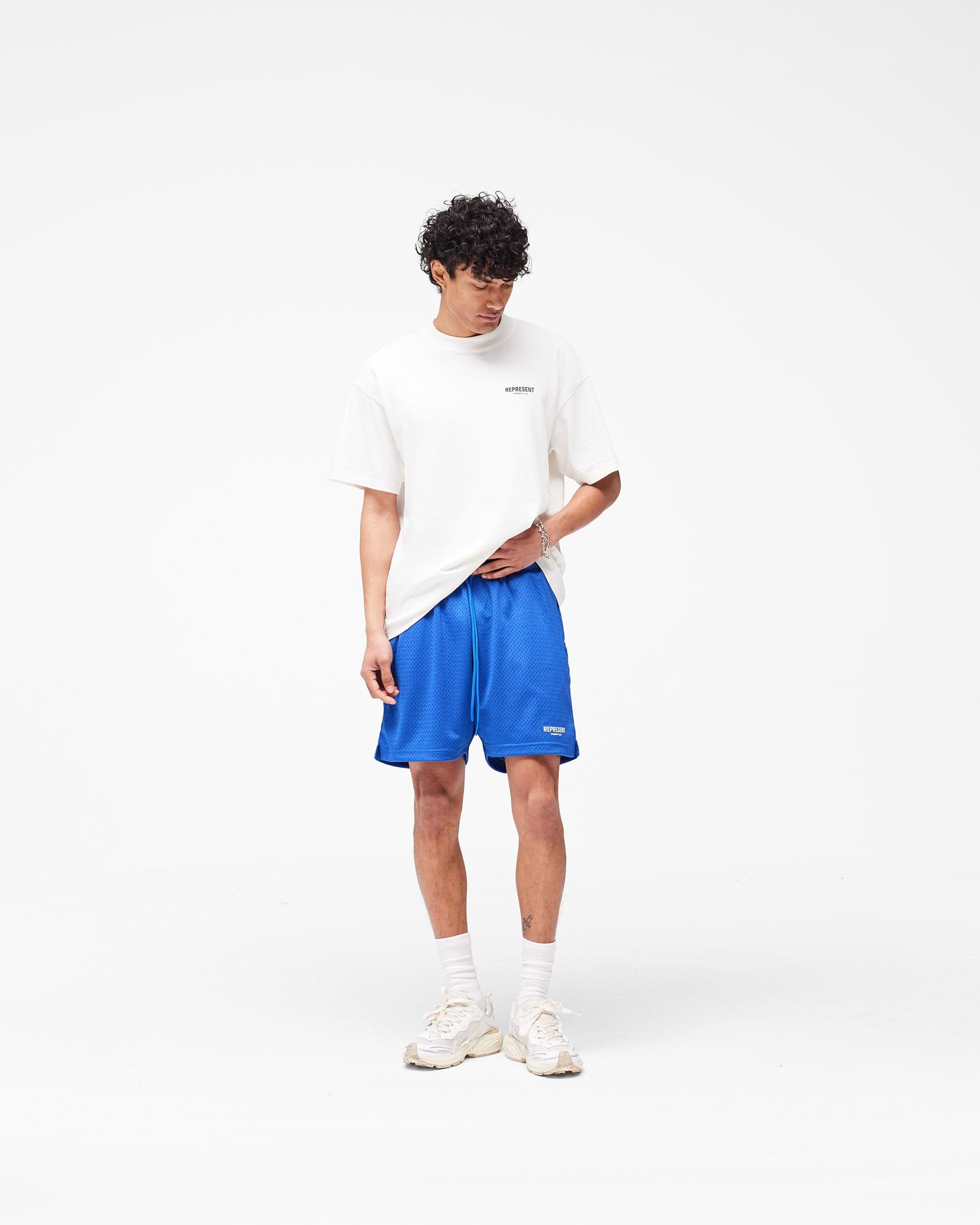 Represent Owners Club Mesh Shorts - Cobalt