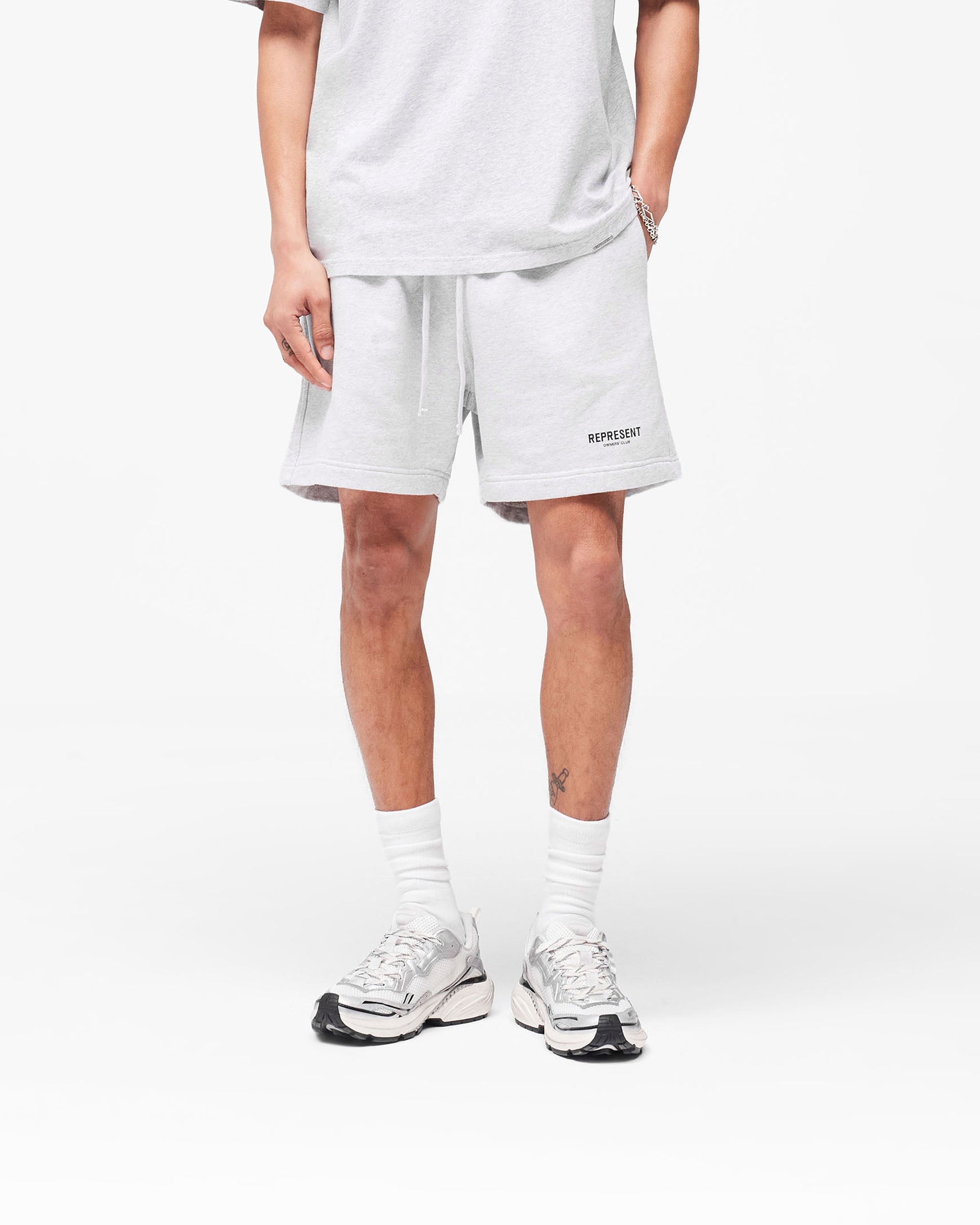 Represent Owners Club Shorts - Ash Grey