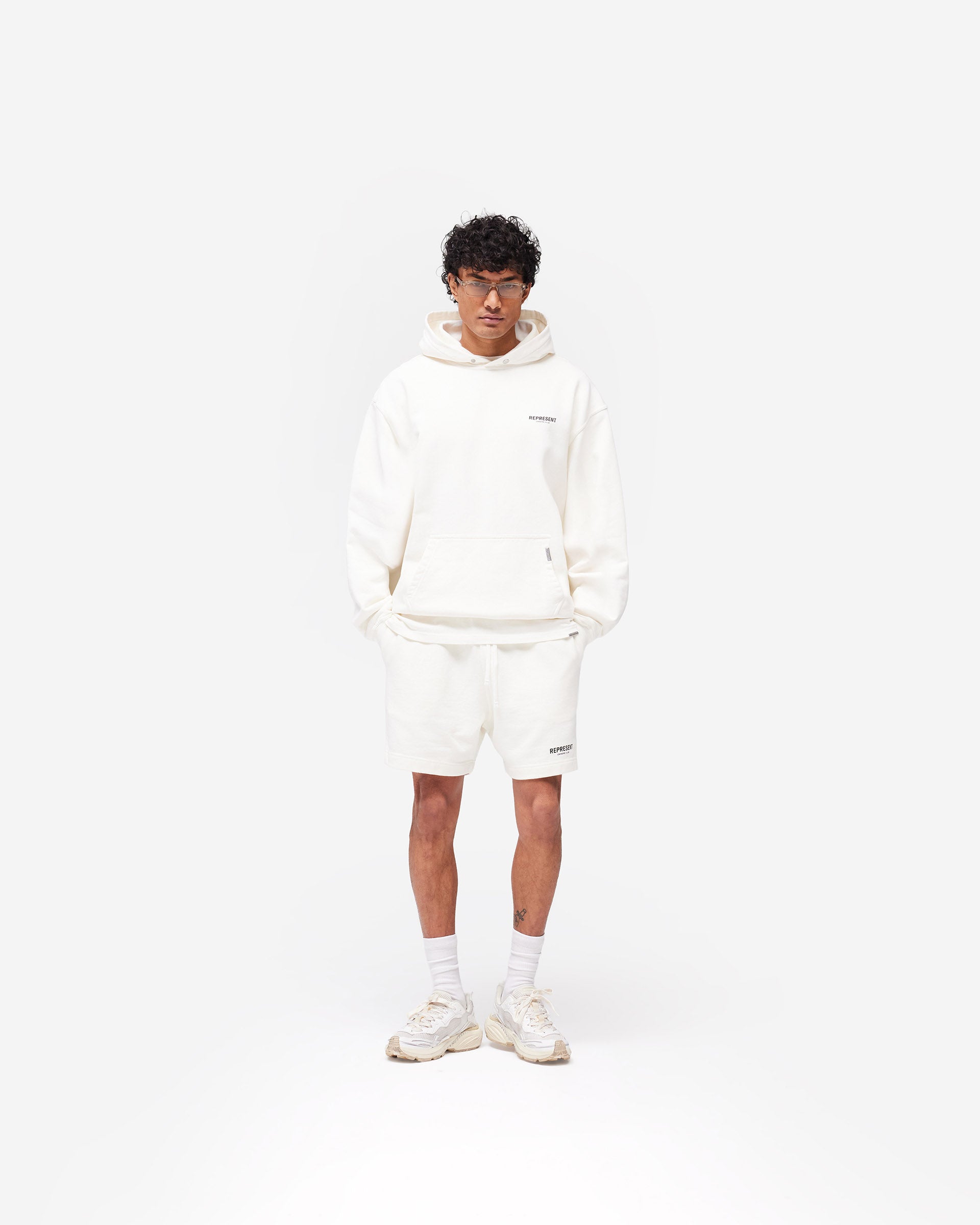 Represent Owners Club Shorts - Flat White