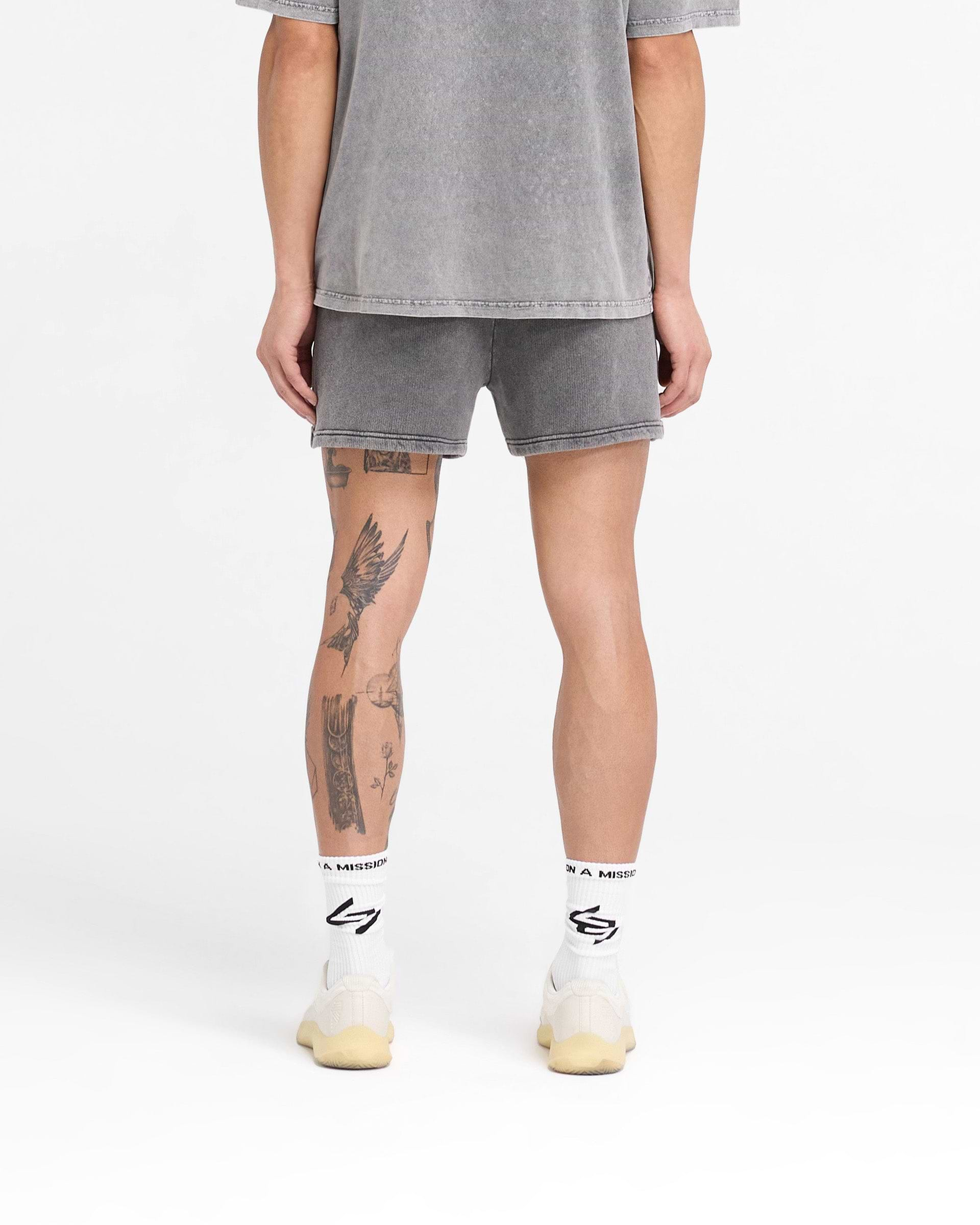 247 Vs The World Jersey Shorts - Pewter