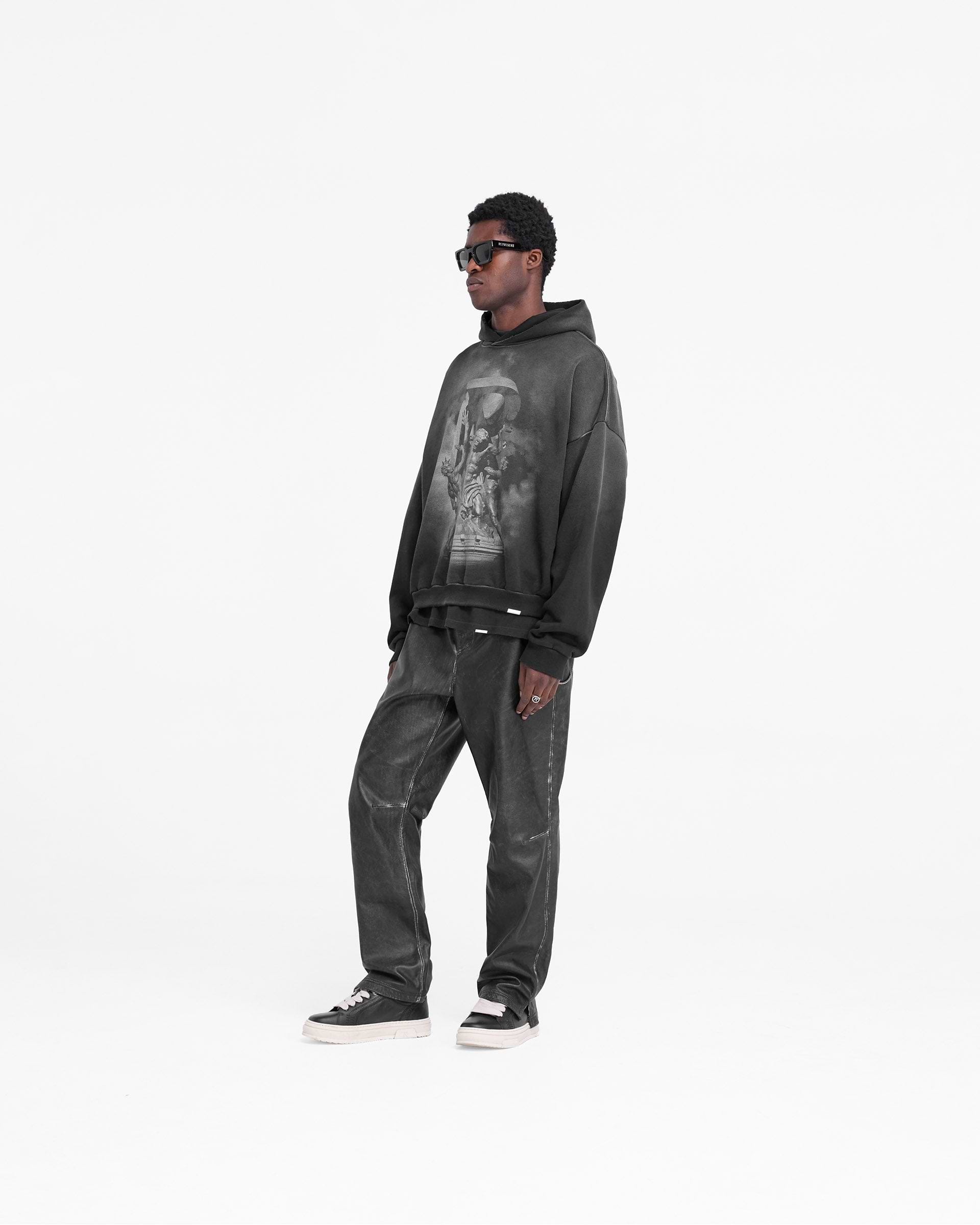 Represent Atlas パーカー Atlas Hoodie | Stained Black | REPRESENT