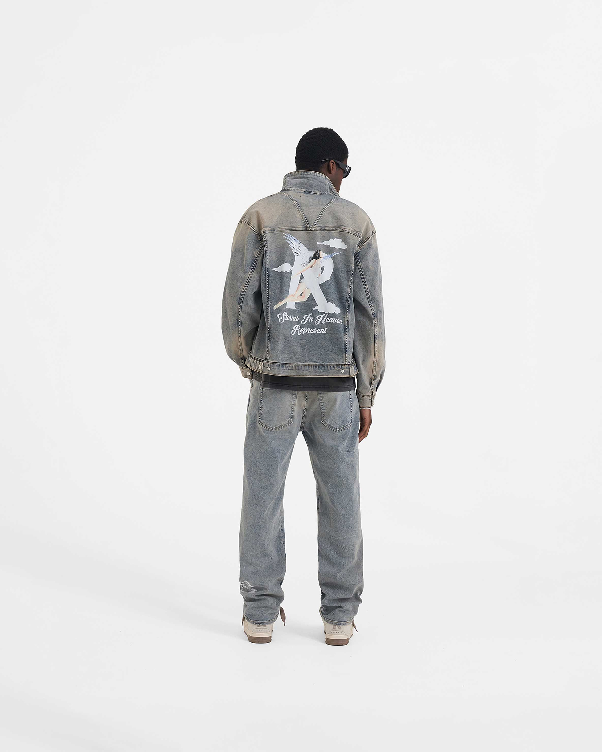 Storms in Heaven Denim - Blue Cream