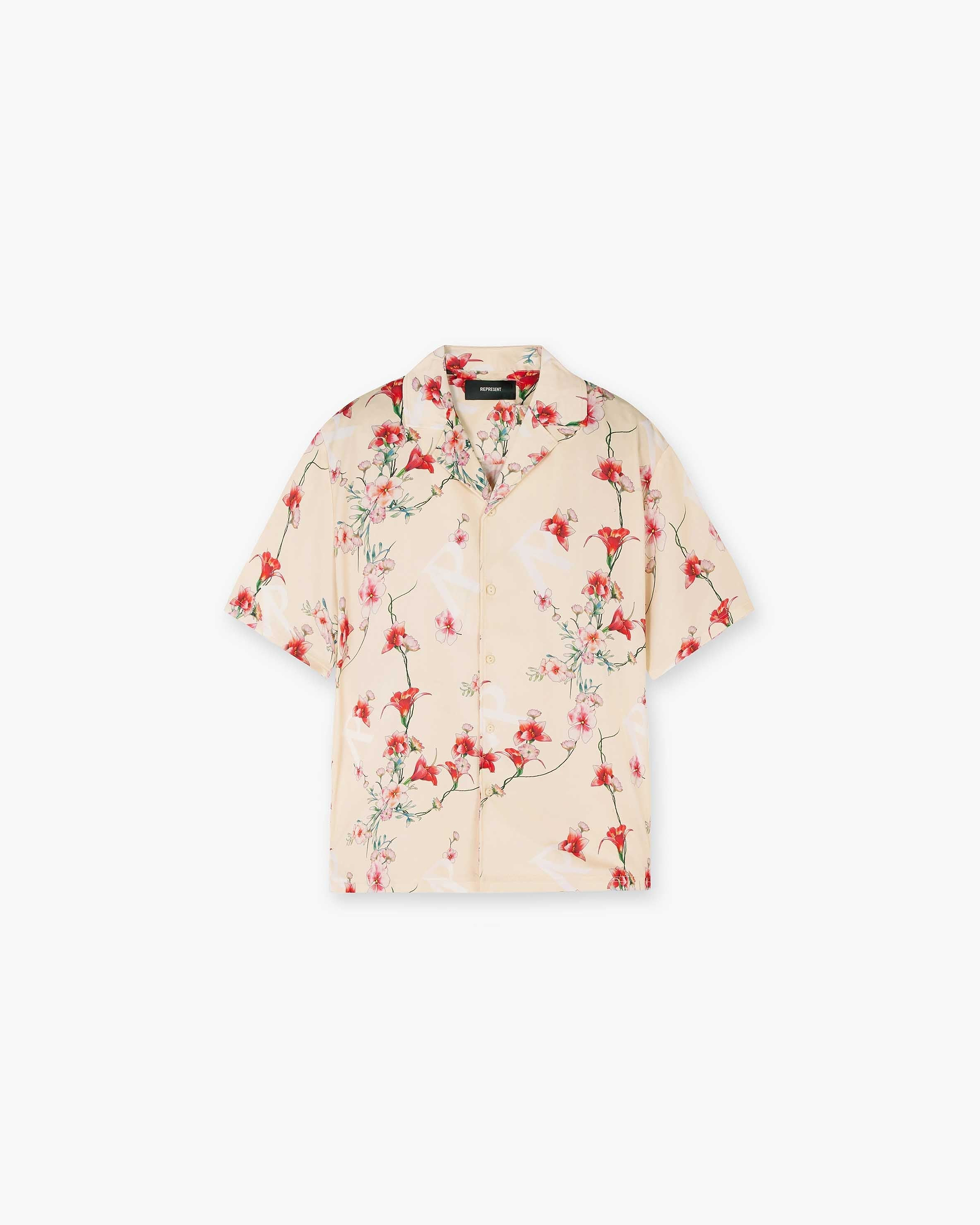 Floral Shirt | Cream Shirts SS23 | Represent Clo