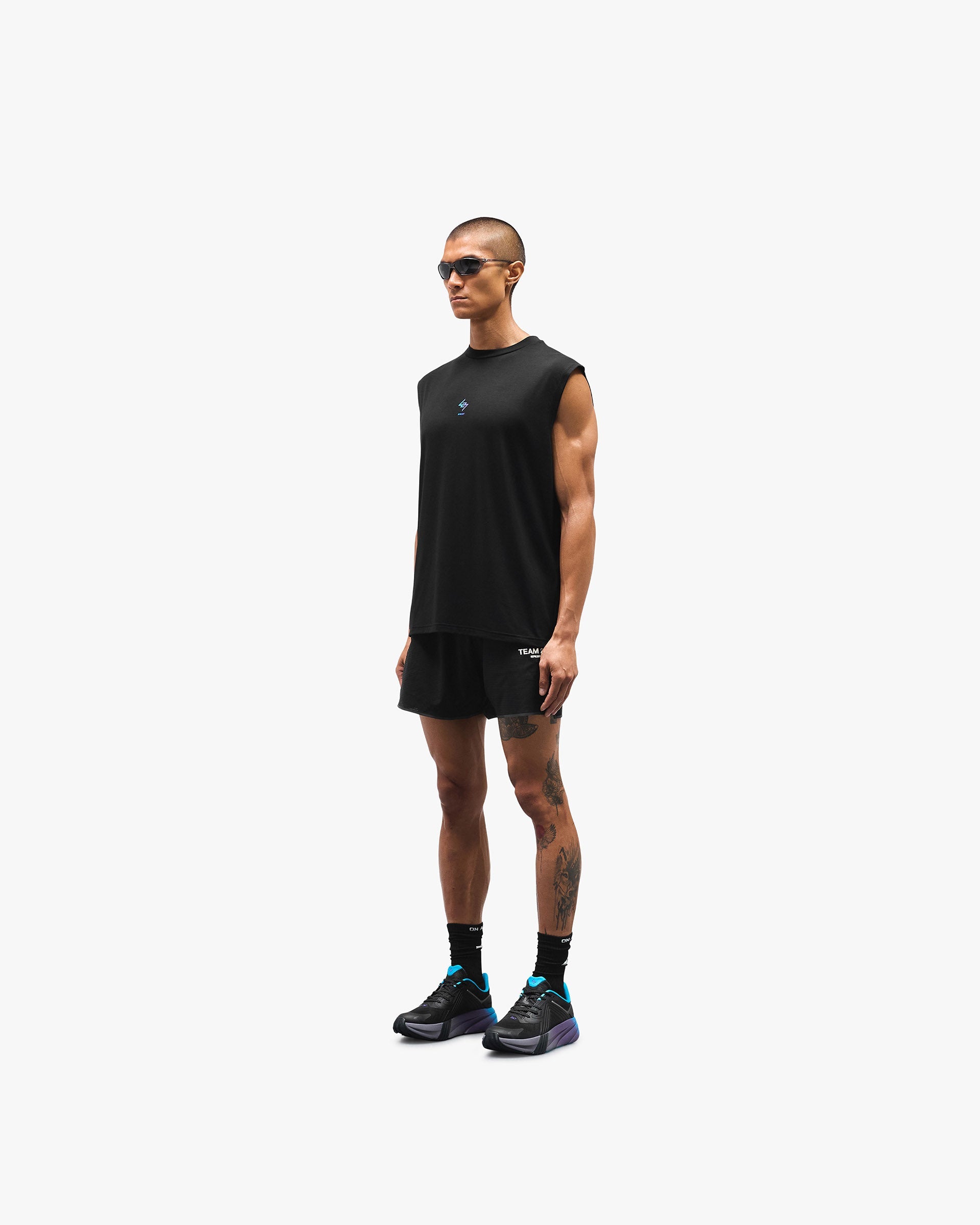 247 Oversized Tank - Purple Fade