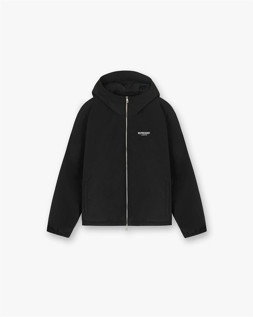 Represent Owners Club Hooded Coach Jacket - Black