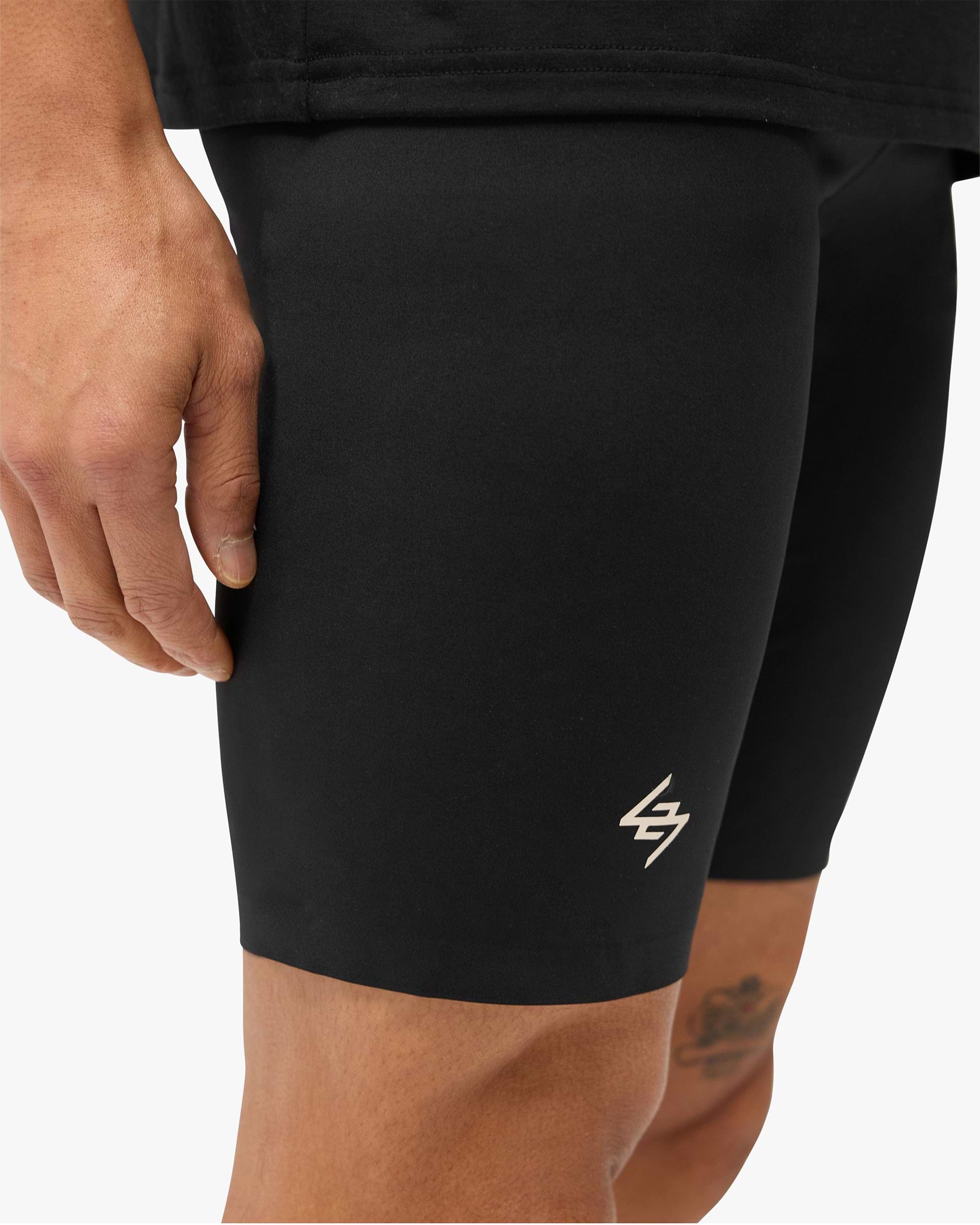 Jet Black Team 247 Half Tight | Running Shorts | REPRESENT