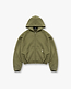 Initial Boxy Zip Through Hoodie