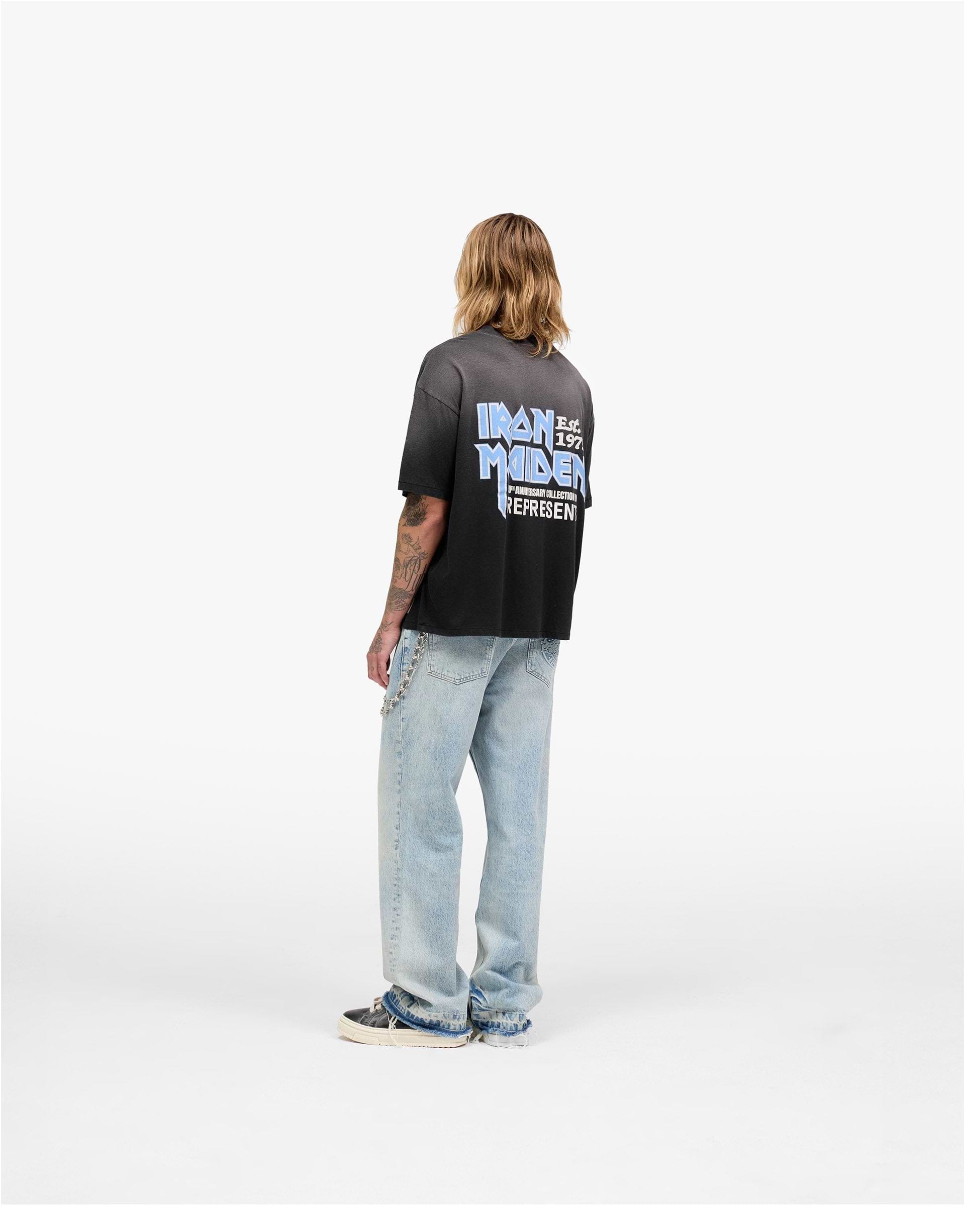 洋楽 TE: What You Represent? Represent X Iron Maiden Anniversary T-Shirt | Black | REPRESENT
