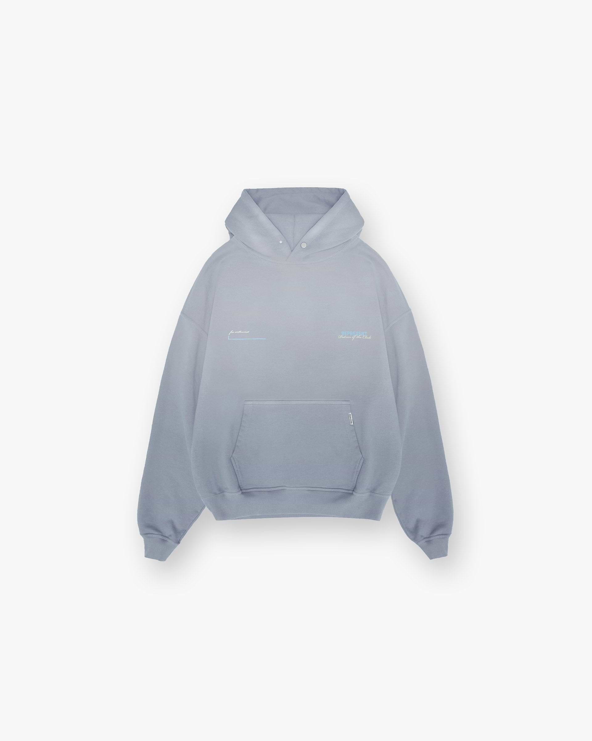 Patron Of The Club Hoodie - Washed Grey