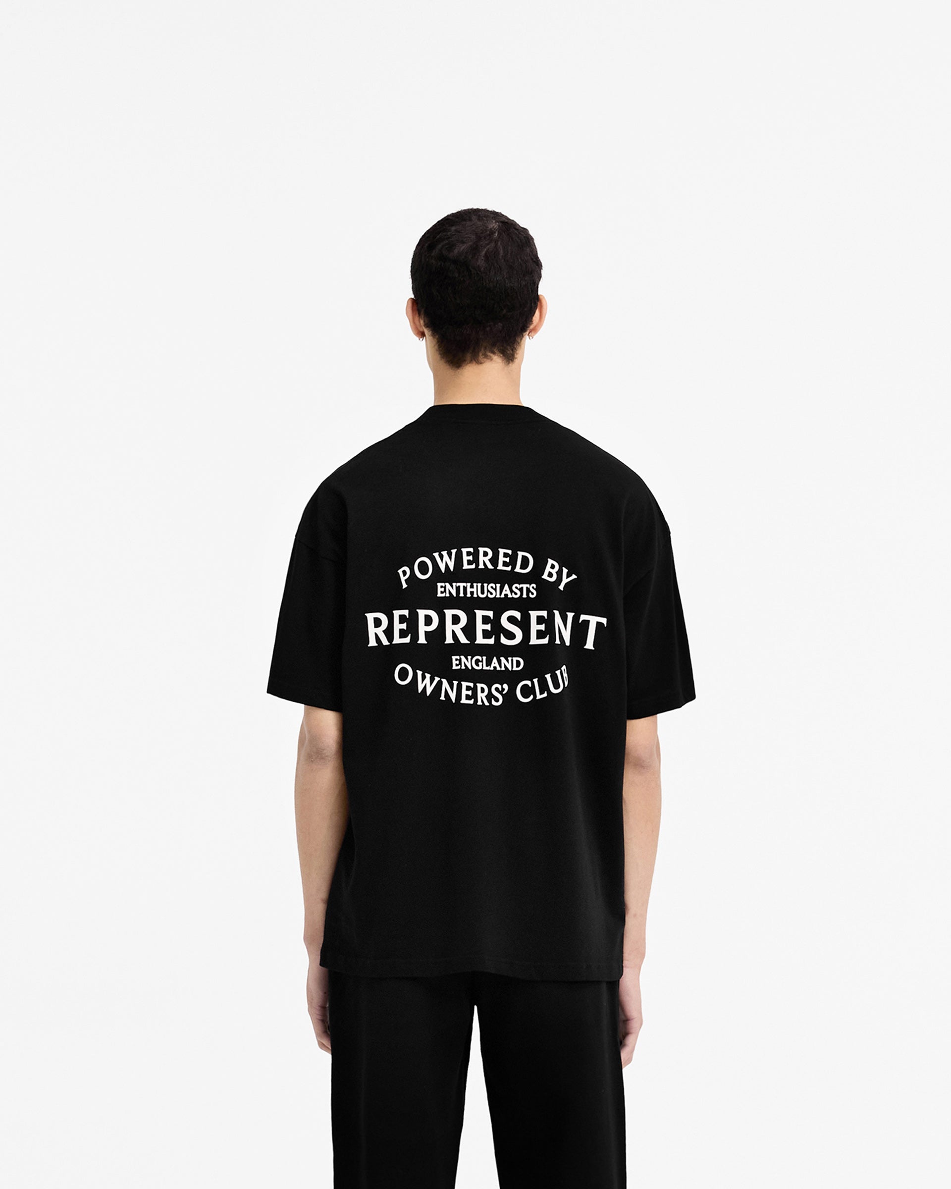 Represent Owners Club Stamp T-Shirt - Jet Black