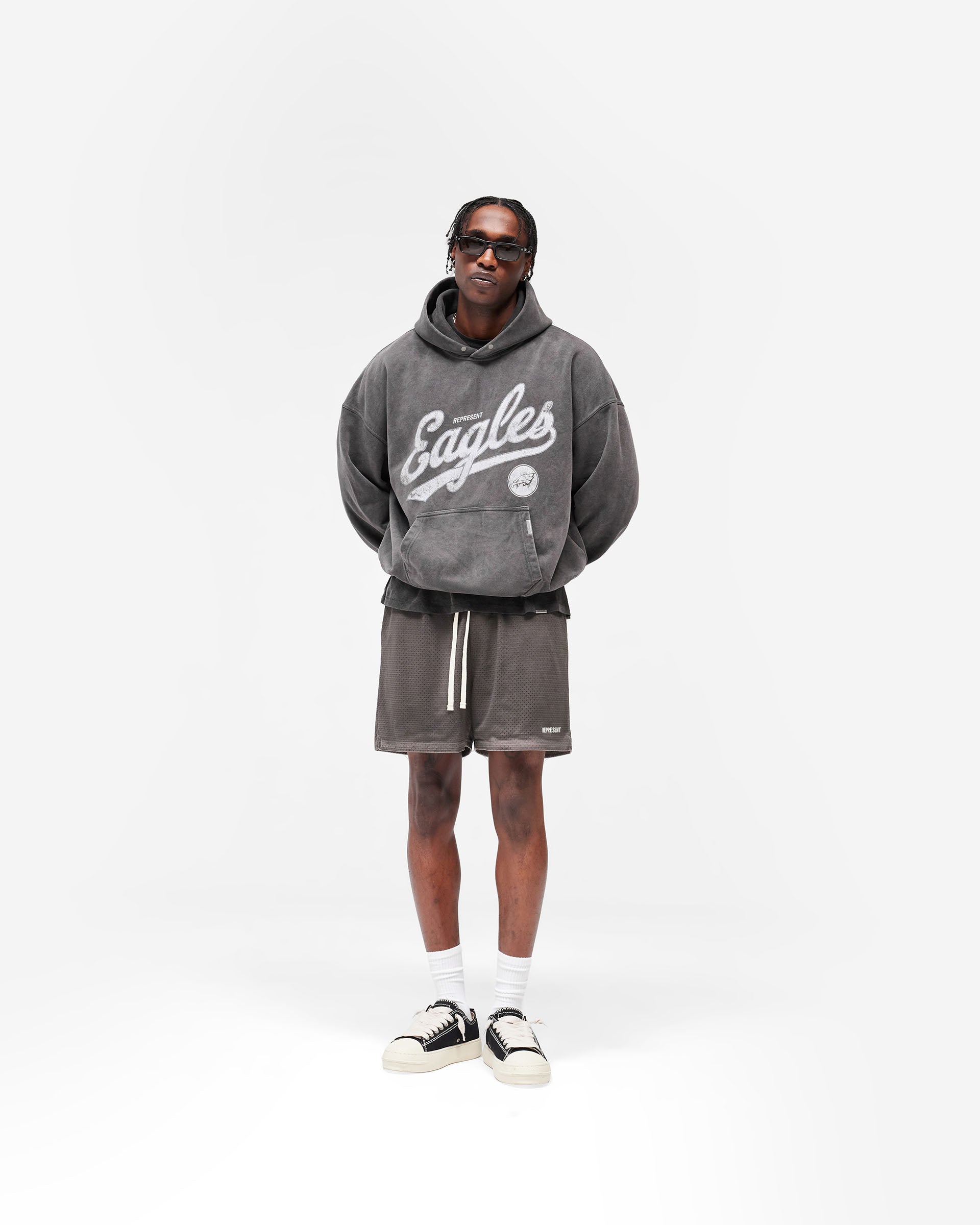 Philadelphia Eagles x Represent Hoodie - Vintage Grey