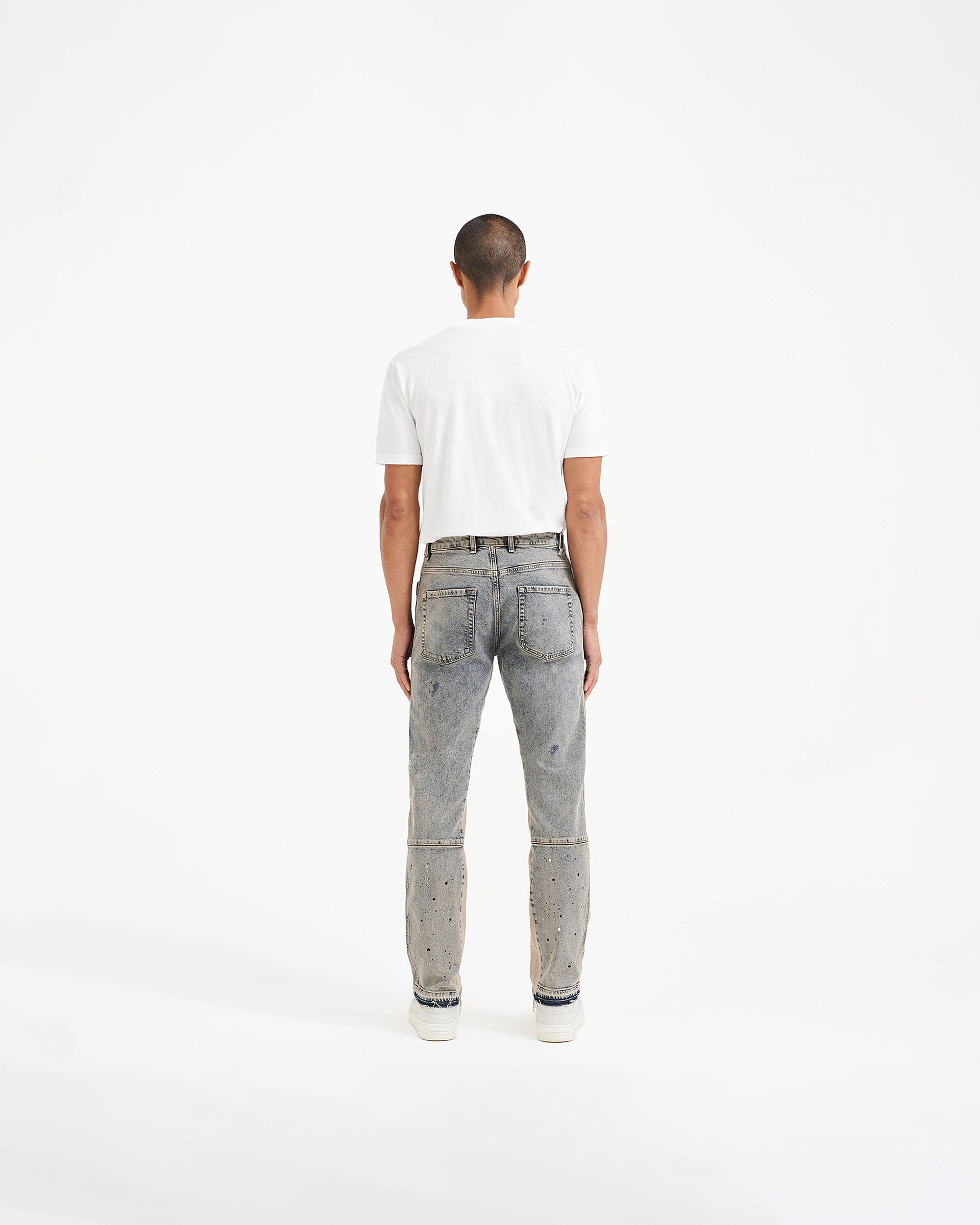 Straight Leg Denim - Dust Blue