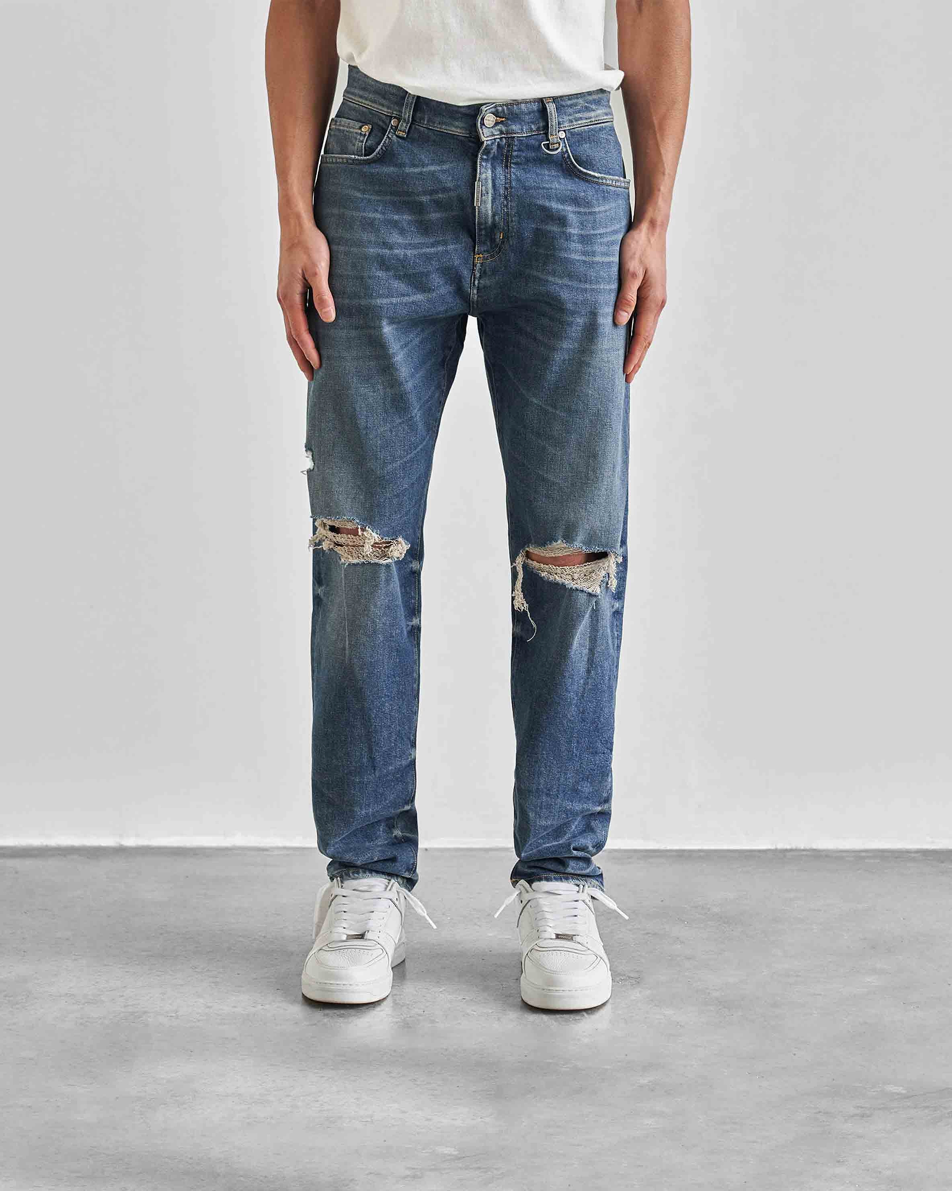 Baggy Destroyer Denim - Vintage Blue