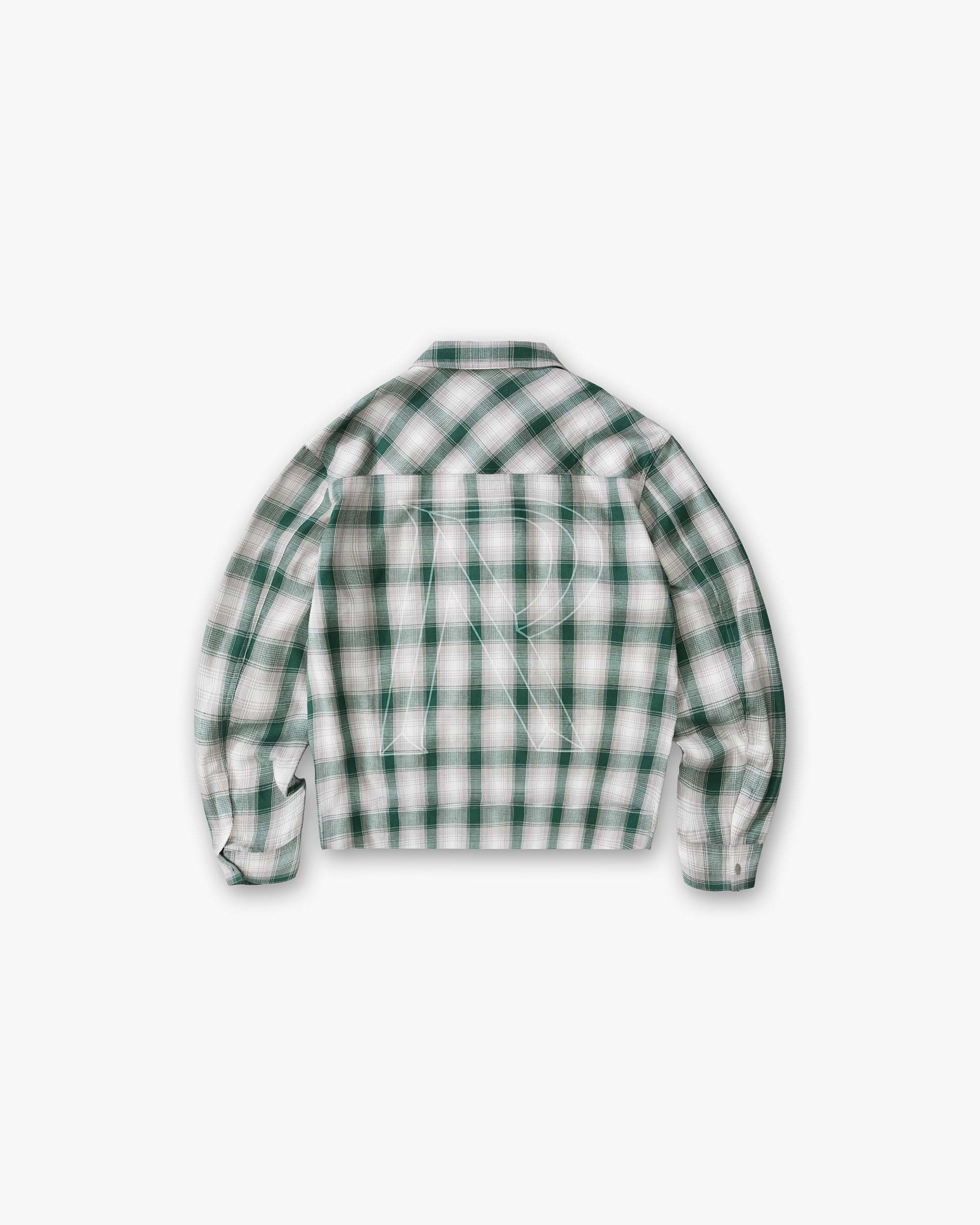 Waffle Flannel - Dark Green