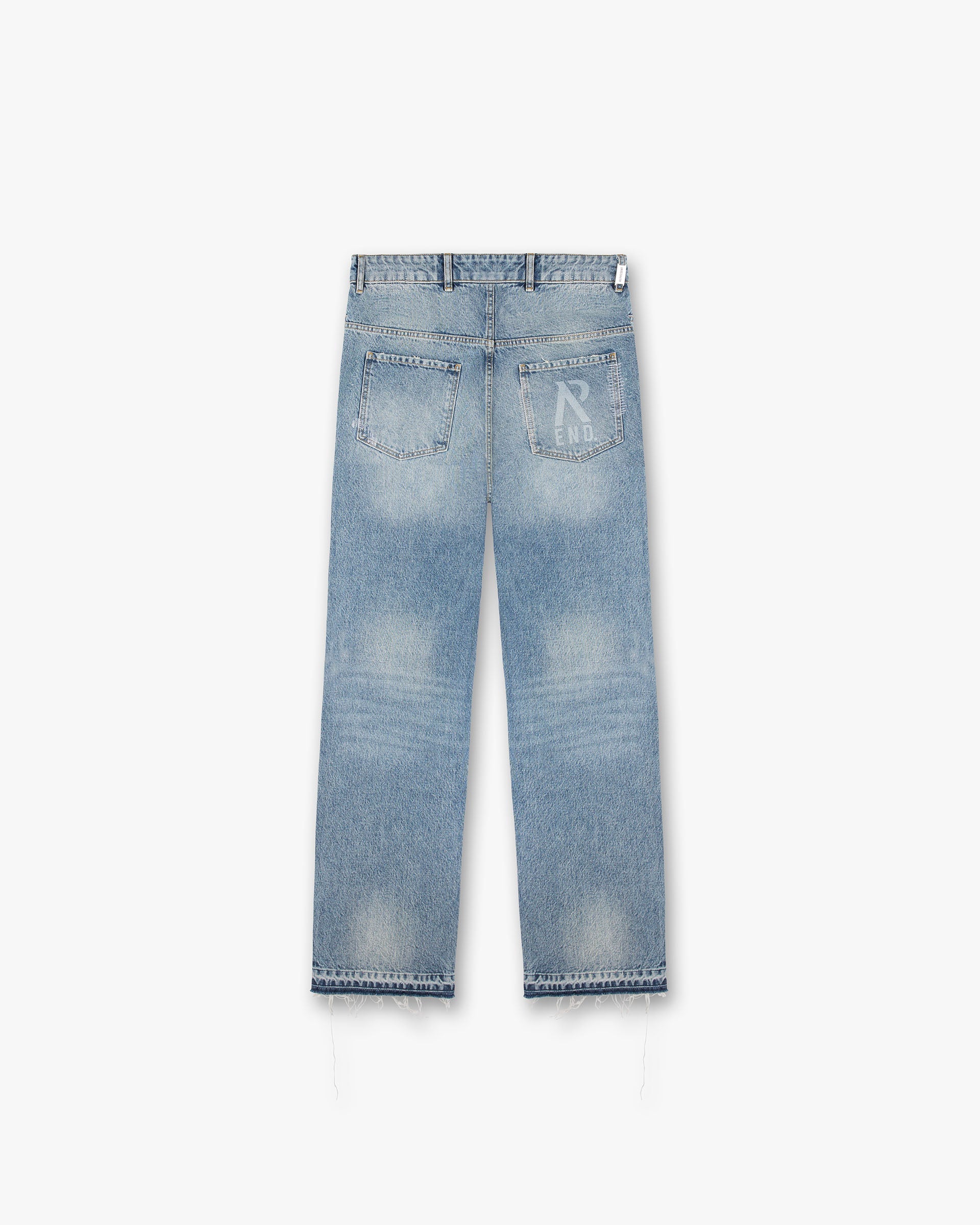 Represent X End R3 Baggy Destroyer Denim - Mechanical Blue