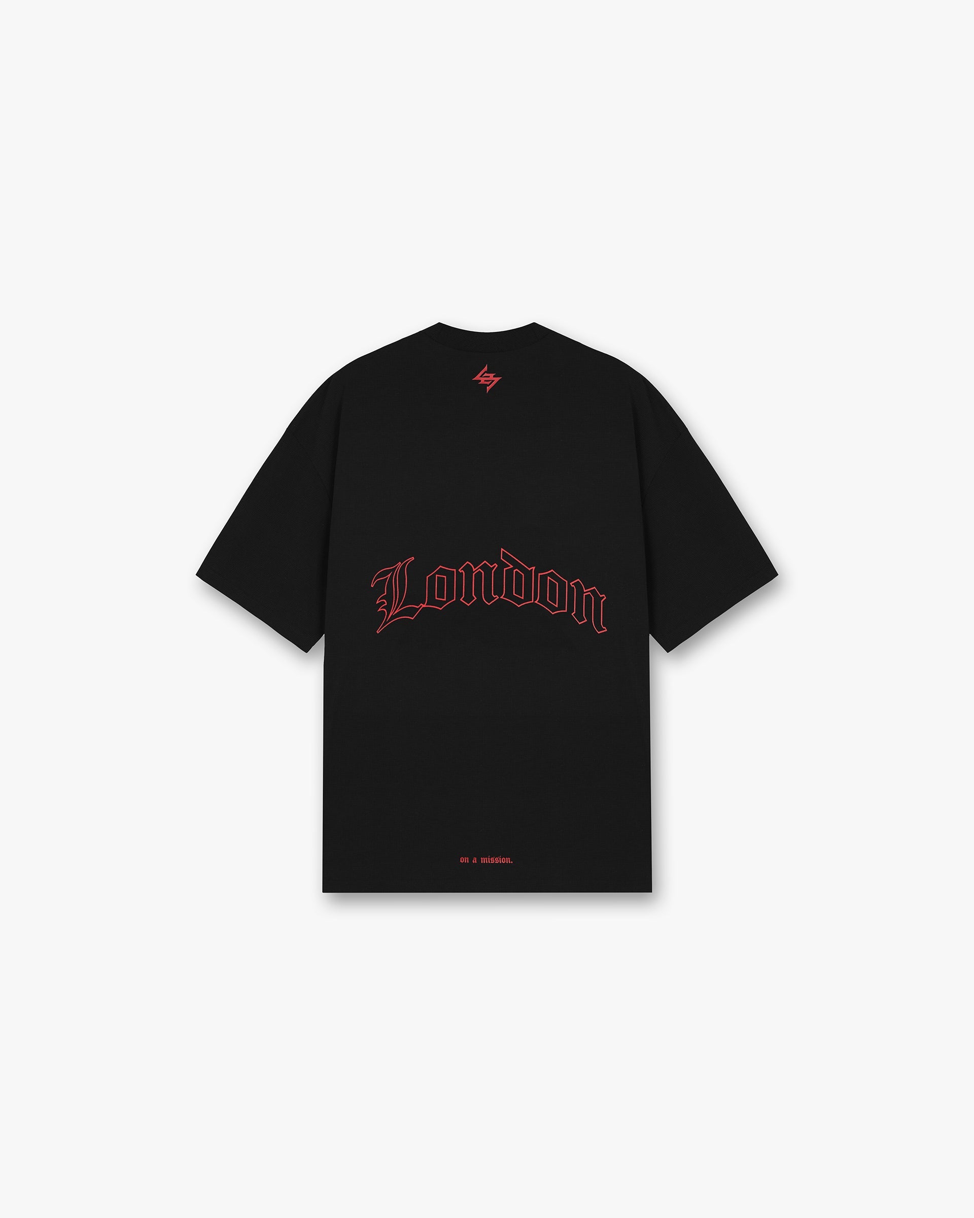 247 London Oversized T-Shirt - Black