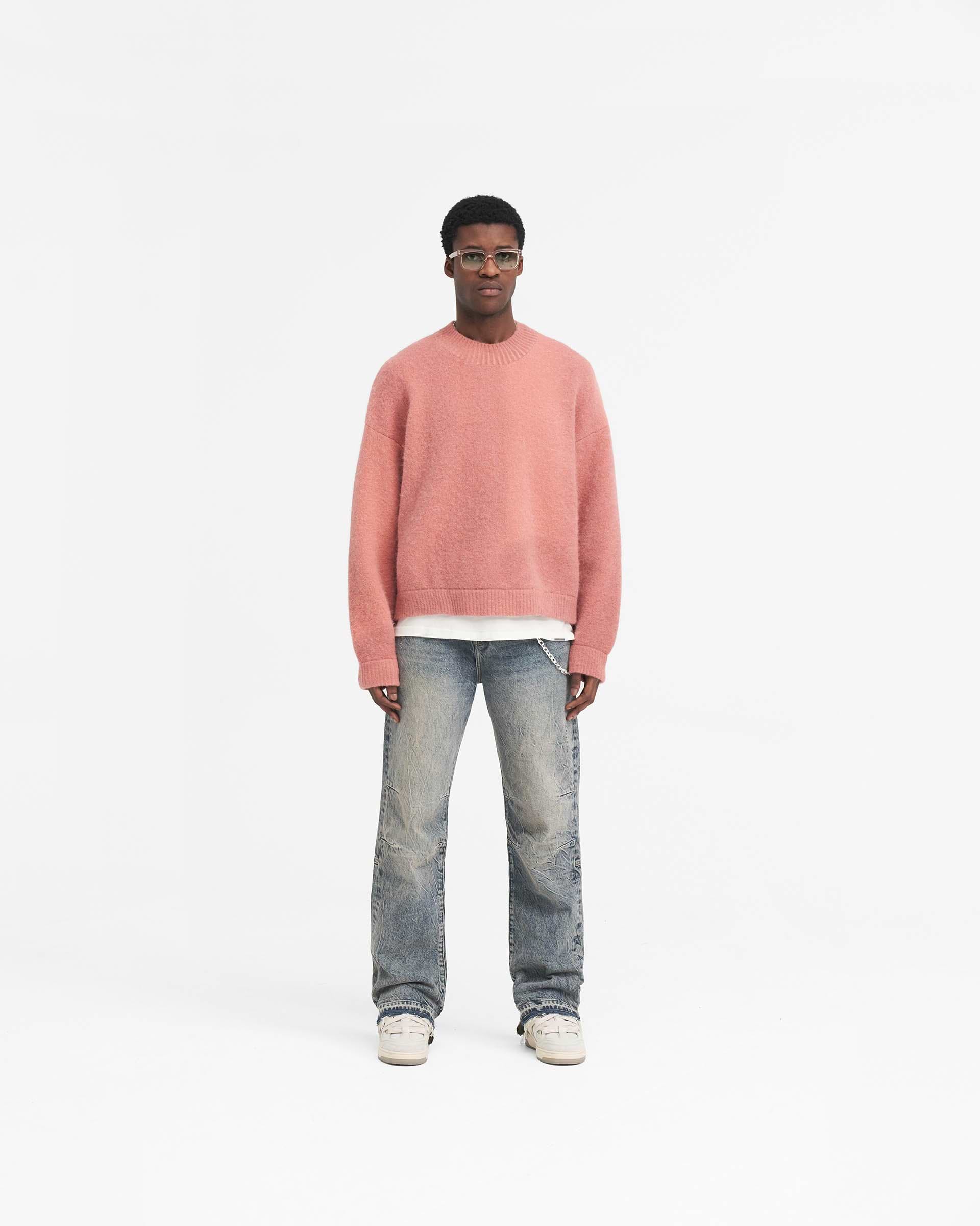 SUNRISE ピンク　セーター Sprayed Horizons Sweater | Sunrise | REPRESENT