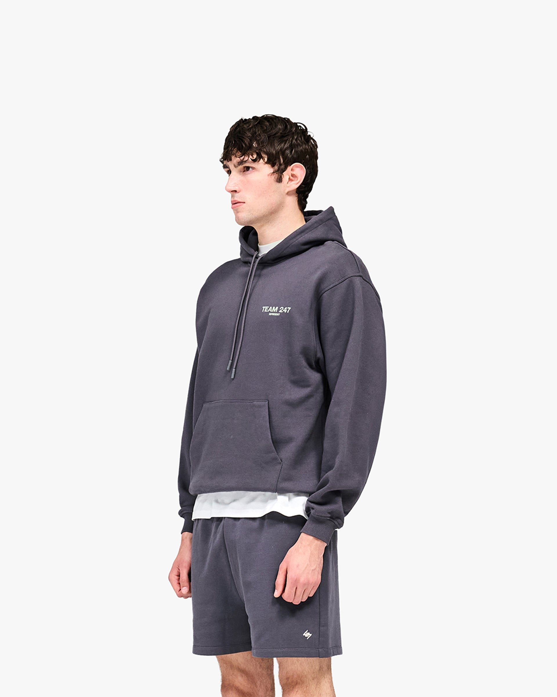 247 Team Oversized Hoodie - Graphene