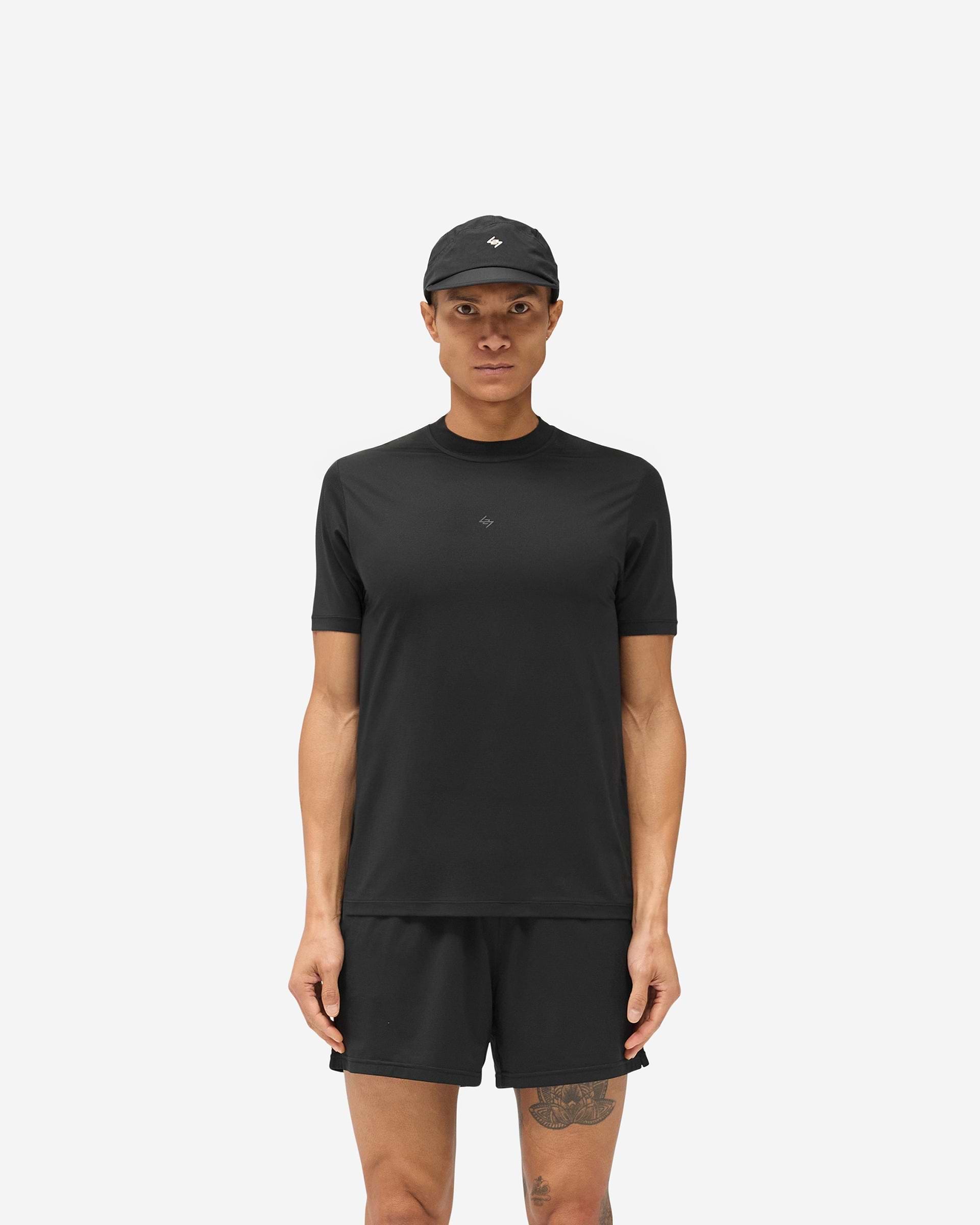 Jet Black 247 DNA Mesh T-Shirt | 247 Gym T-Shirt | REPRESENT