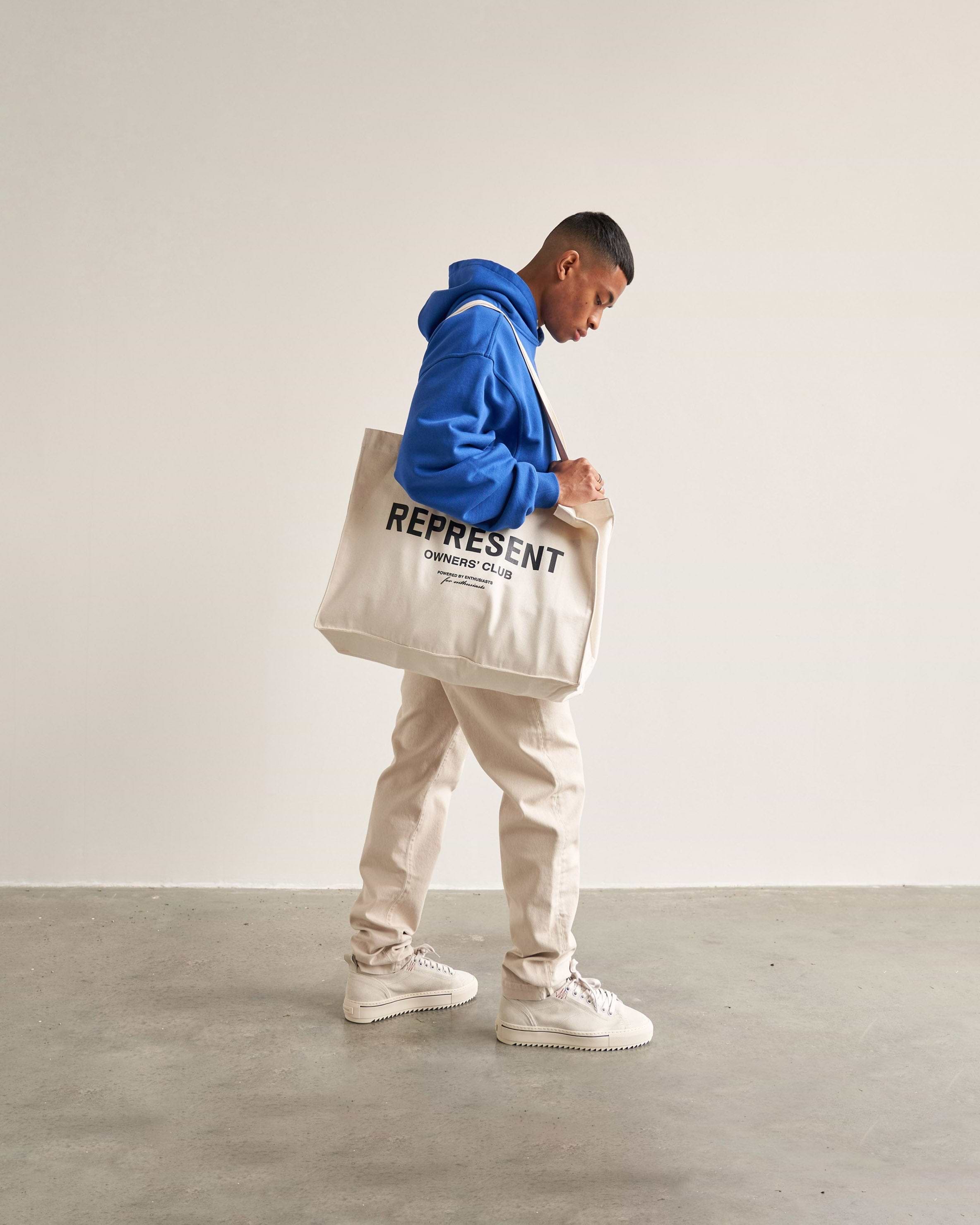 Owners Club Tote Bag - Vintage White/Black