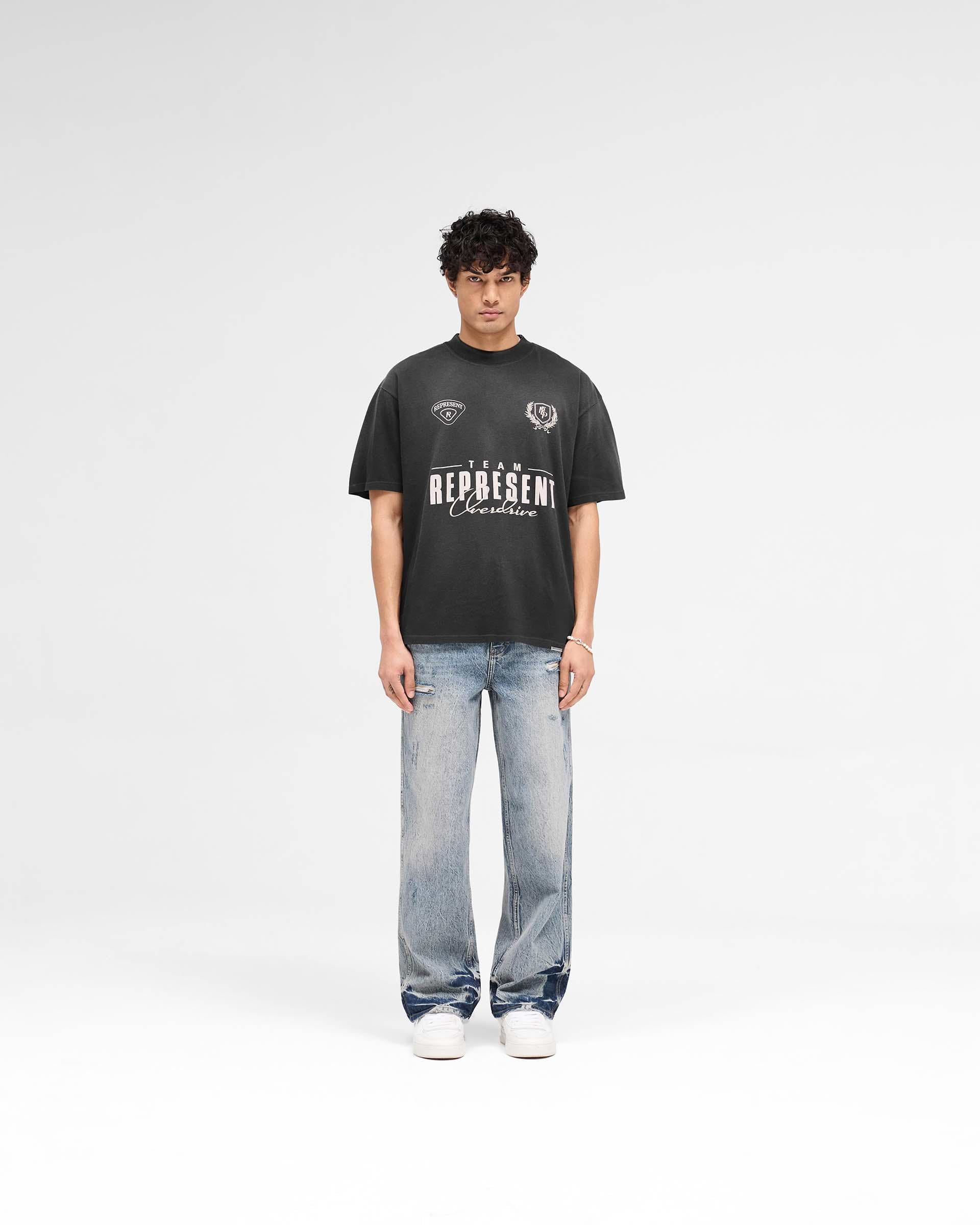 Represent ★ レースウェイク Tシャツ World Championship T-Shirt - Stained Black | REPRESENT