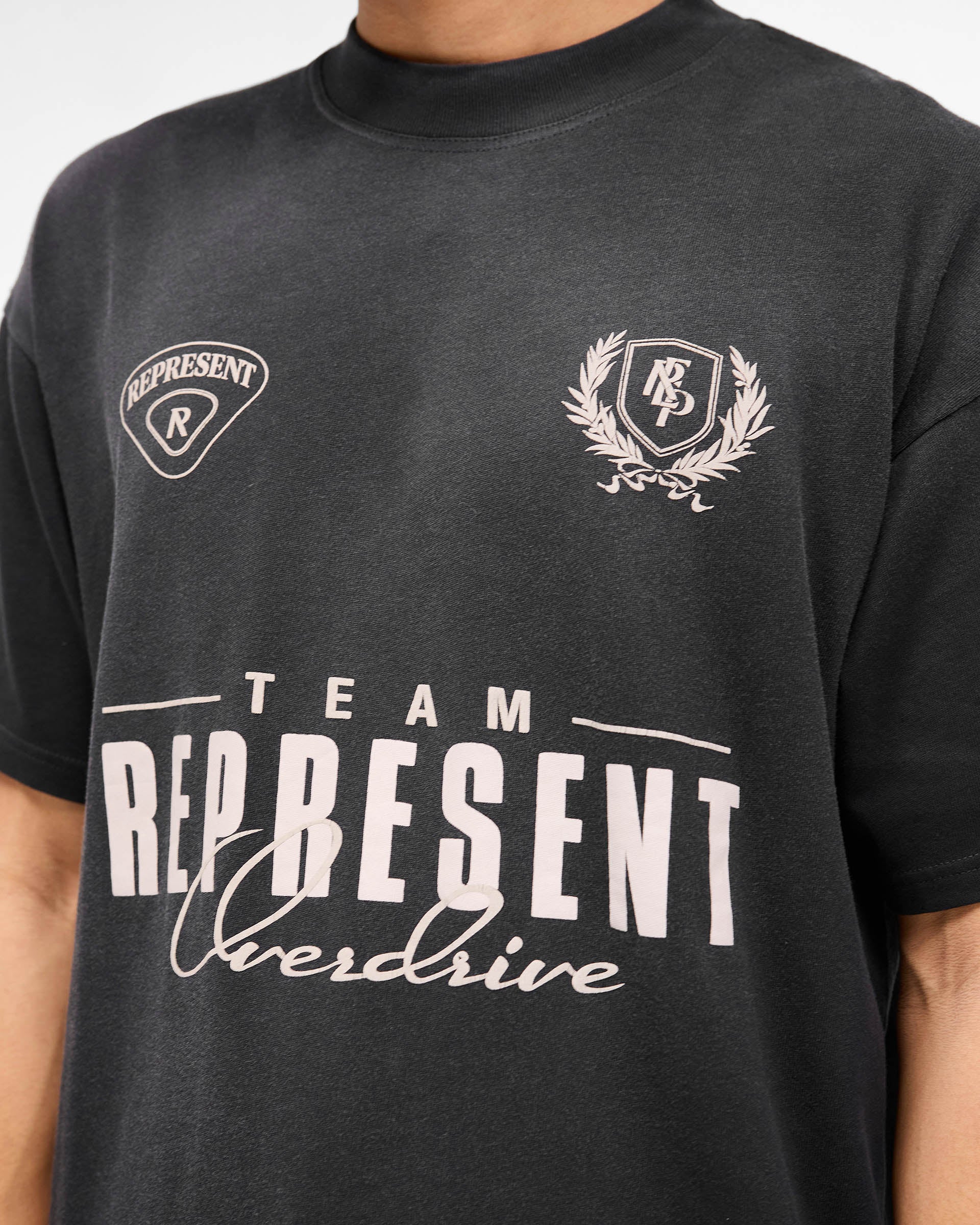World Championship T-Shirt - Stained Black | REPRESENT