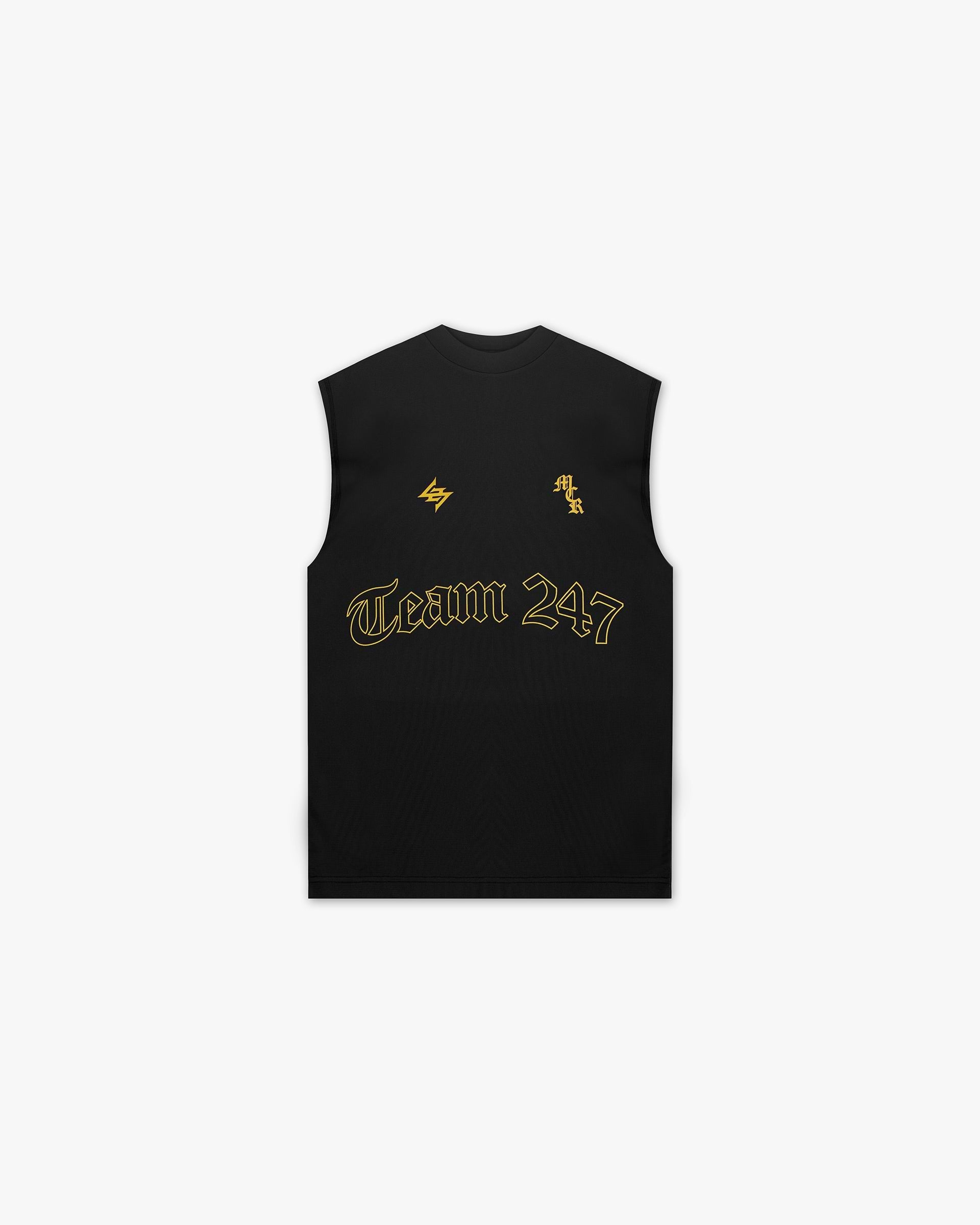 247 Manchester Marathon Oversized Tank - Black