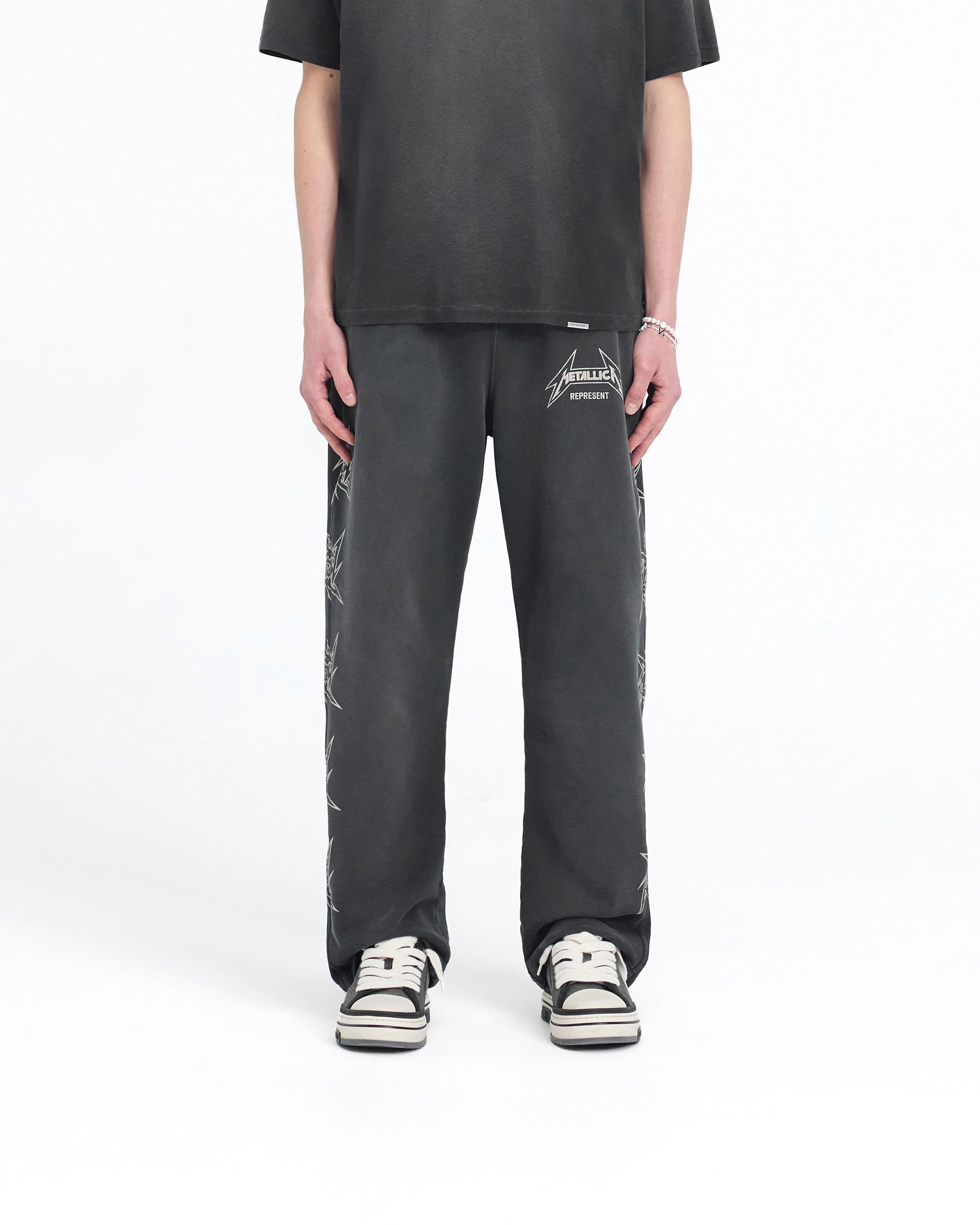 Represent X Metallica‚Ñ¢Ô∏è Local Crew Sweatpant - Stained Black