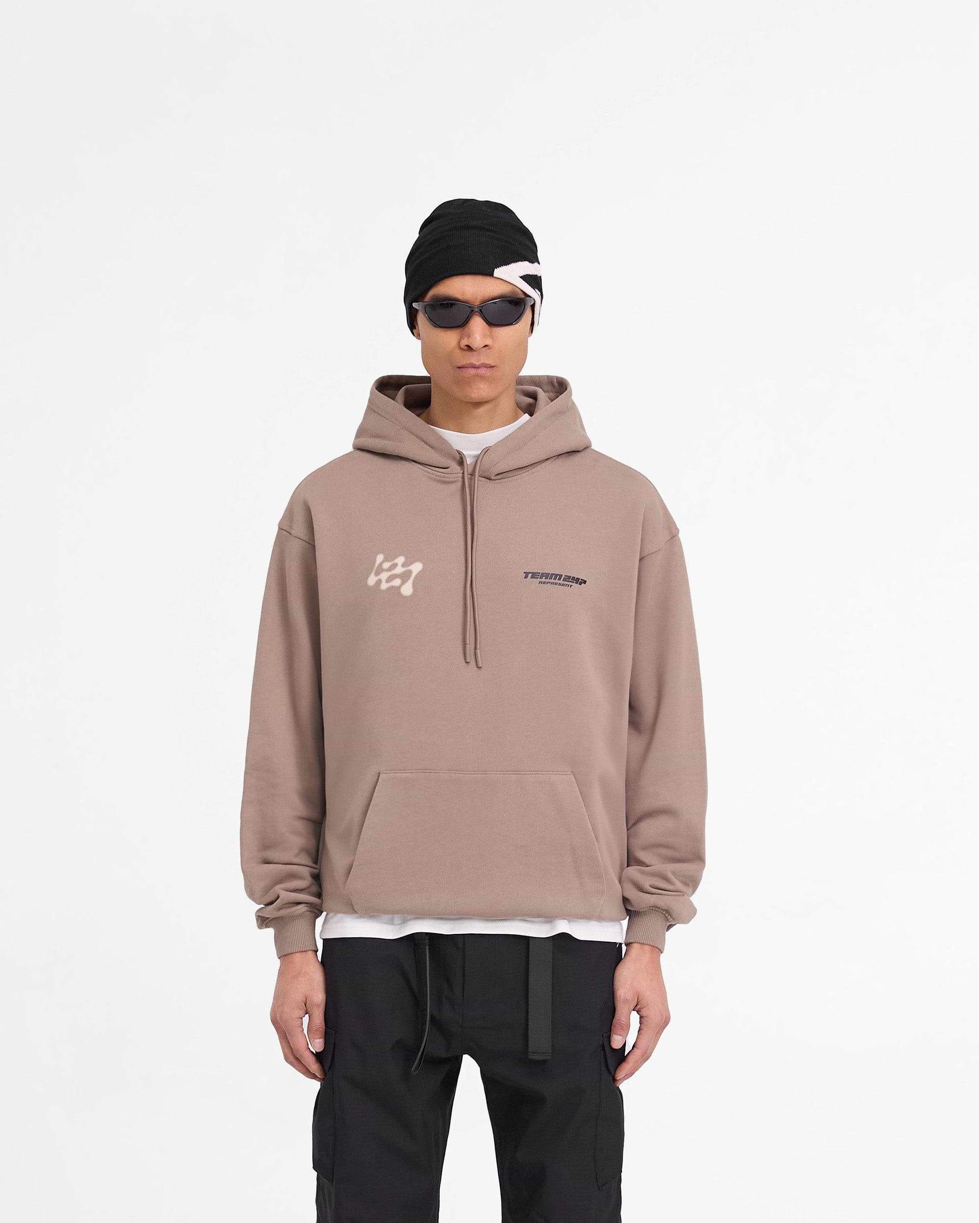 247 Future Terrains Oversized Hoodie - Umber