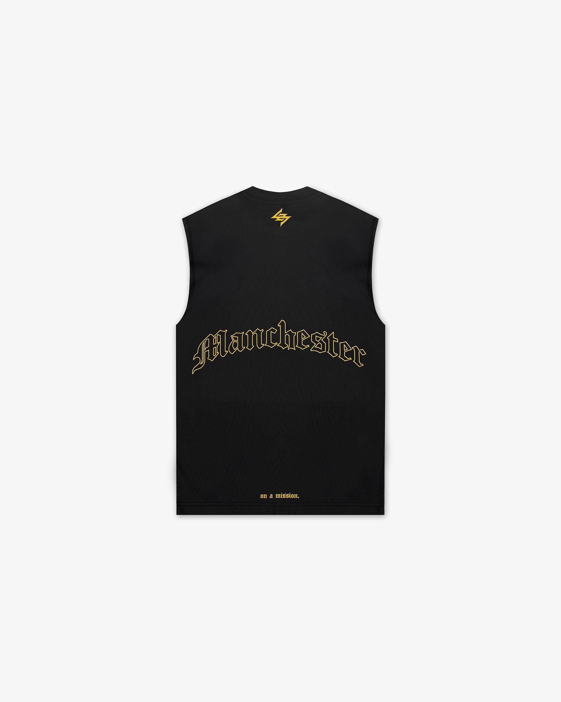 247 Manchester Marathon Oversized Tank - Black