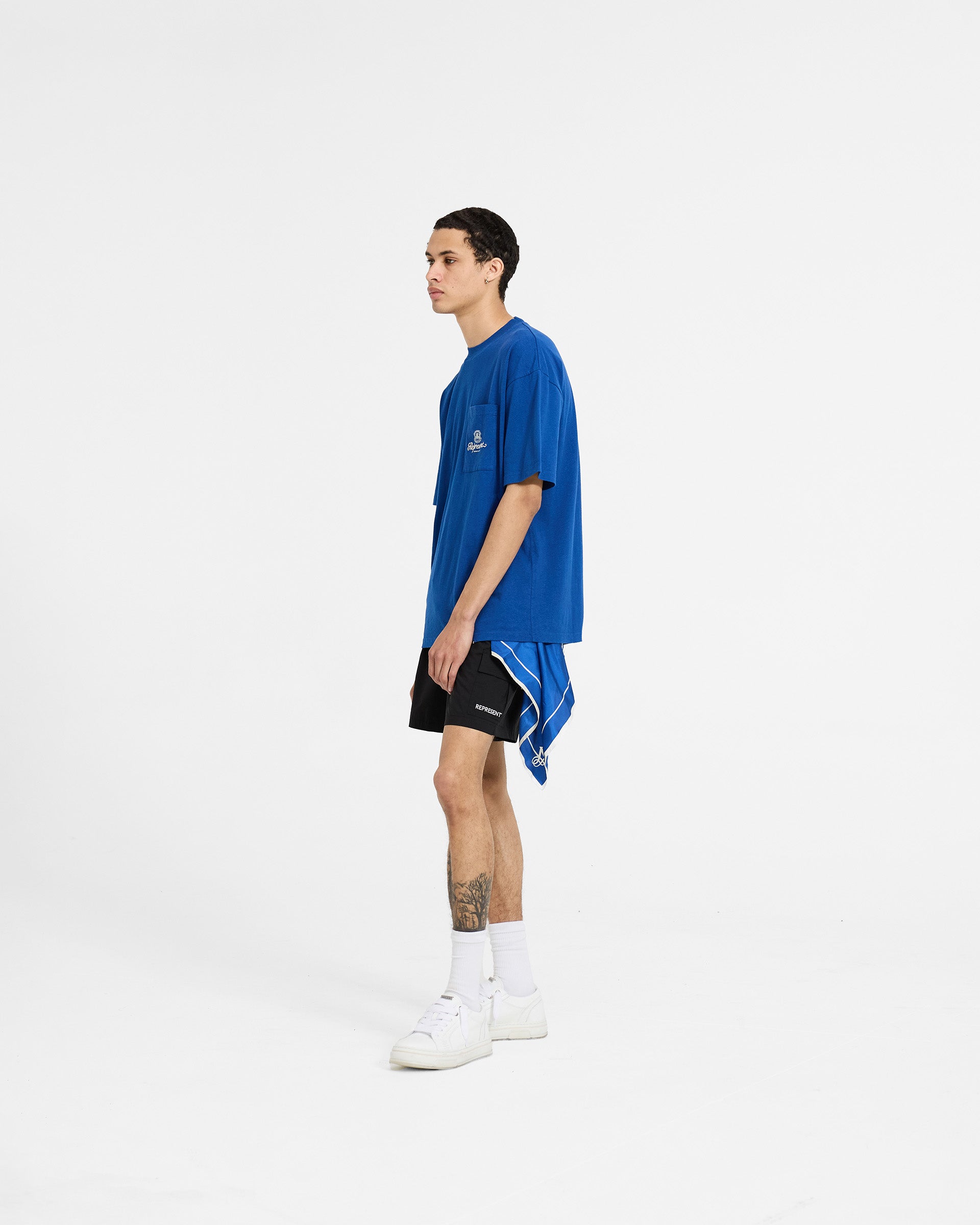 Permanent Vacation Pocket T-Shirt - Royal Blue