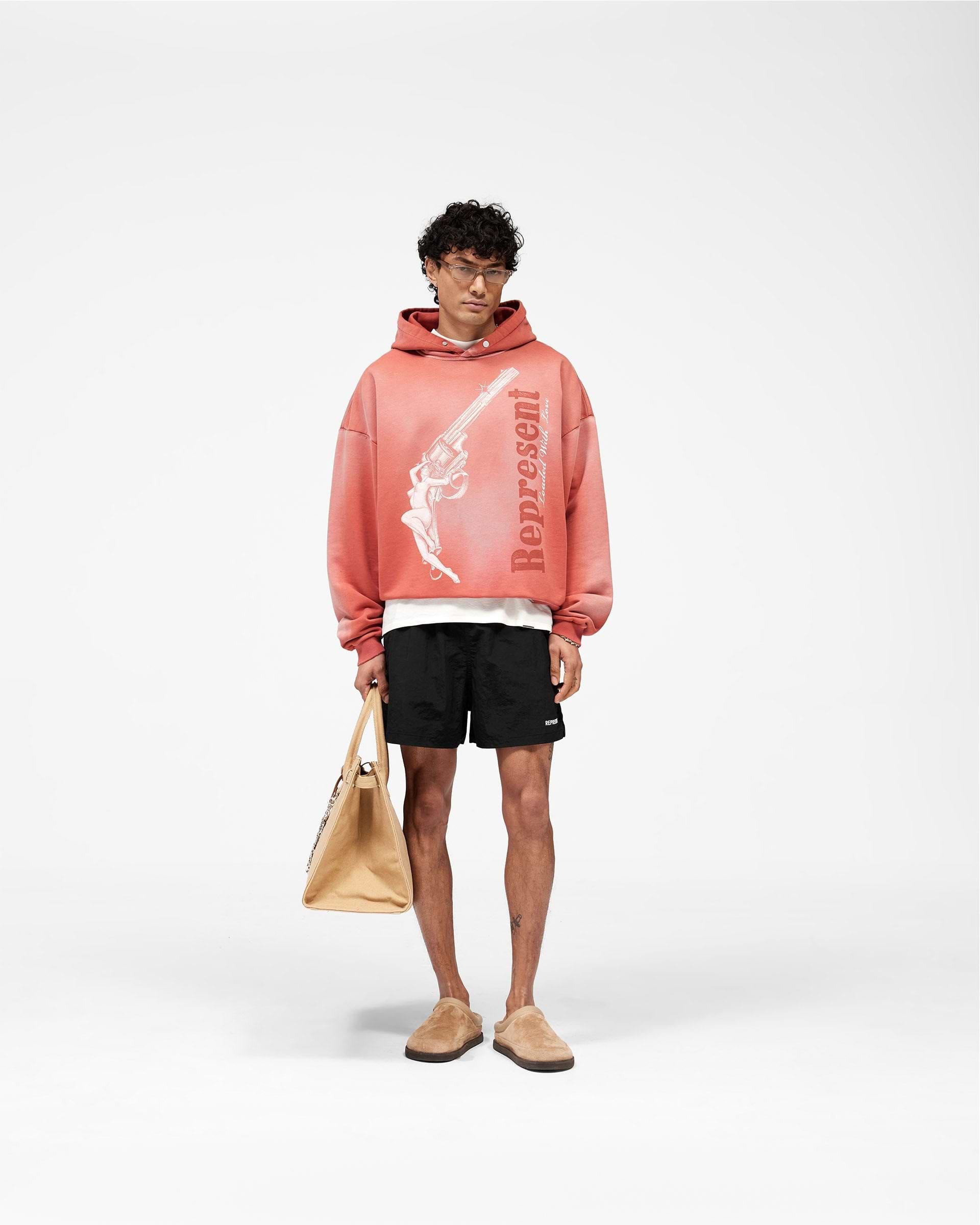 Loaded With Love Hoodie - Withered Rose